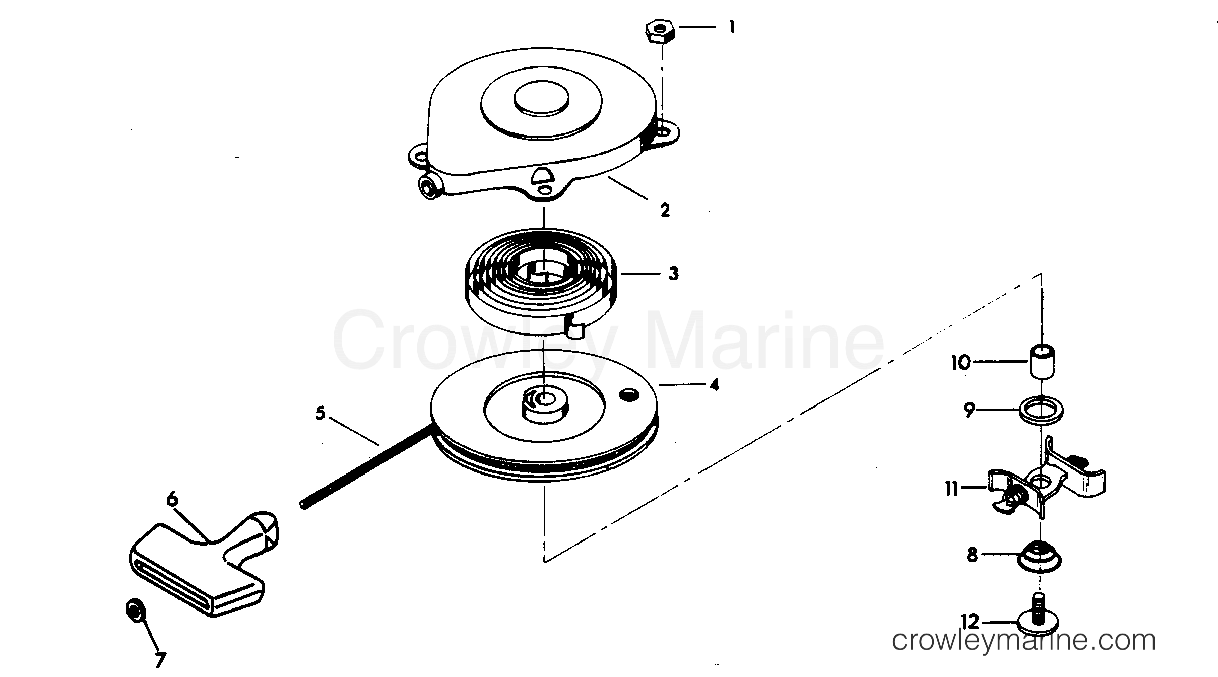 1981 Outboard 3.5 - 32H1D - STARTER