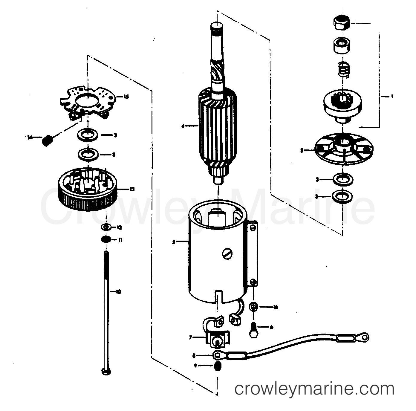 1980 Outboard 55 - H0559B80M - STARTER