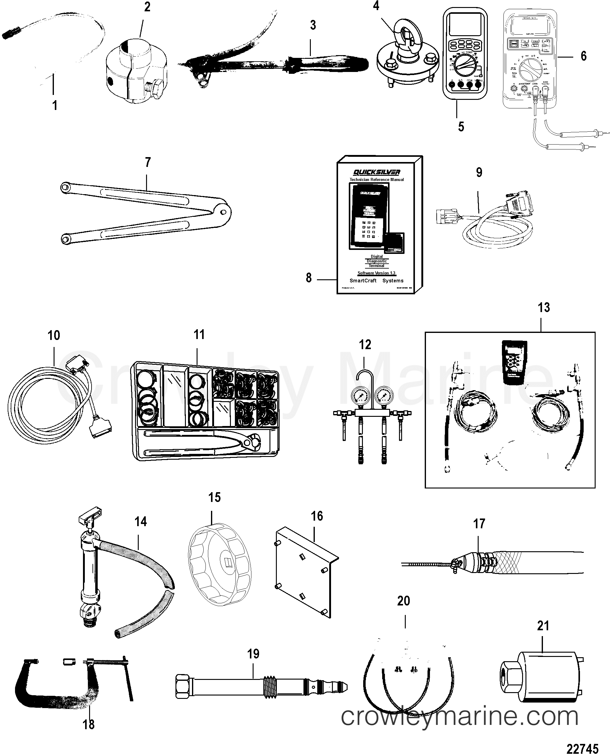 2006 Outboard 135 [L 4] - 7135V13ZB - TOOLS