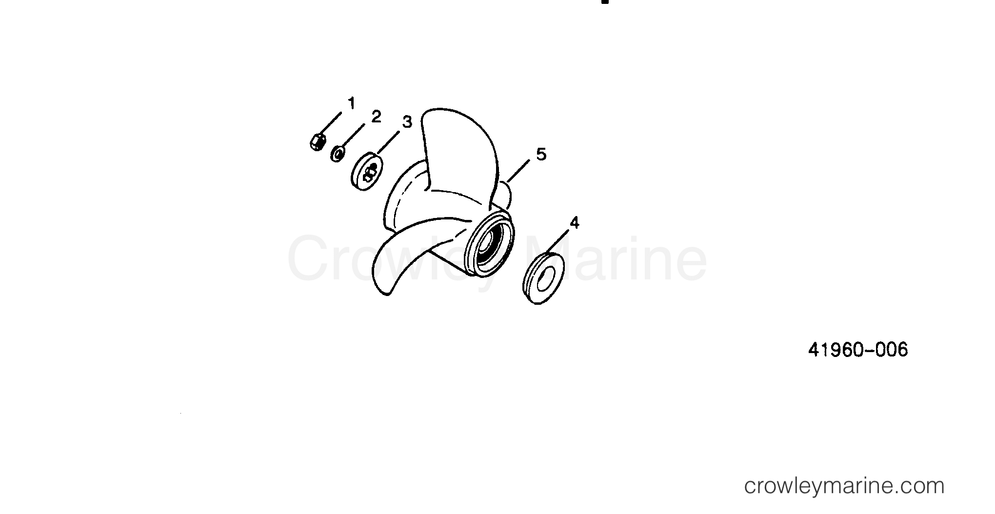 1989 Outboard 85 - 858F9B [Force] - FLARED HUB PROP