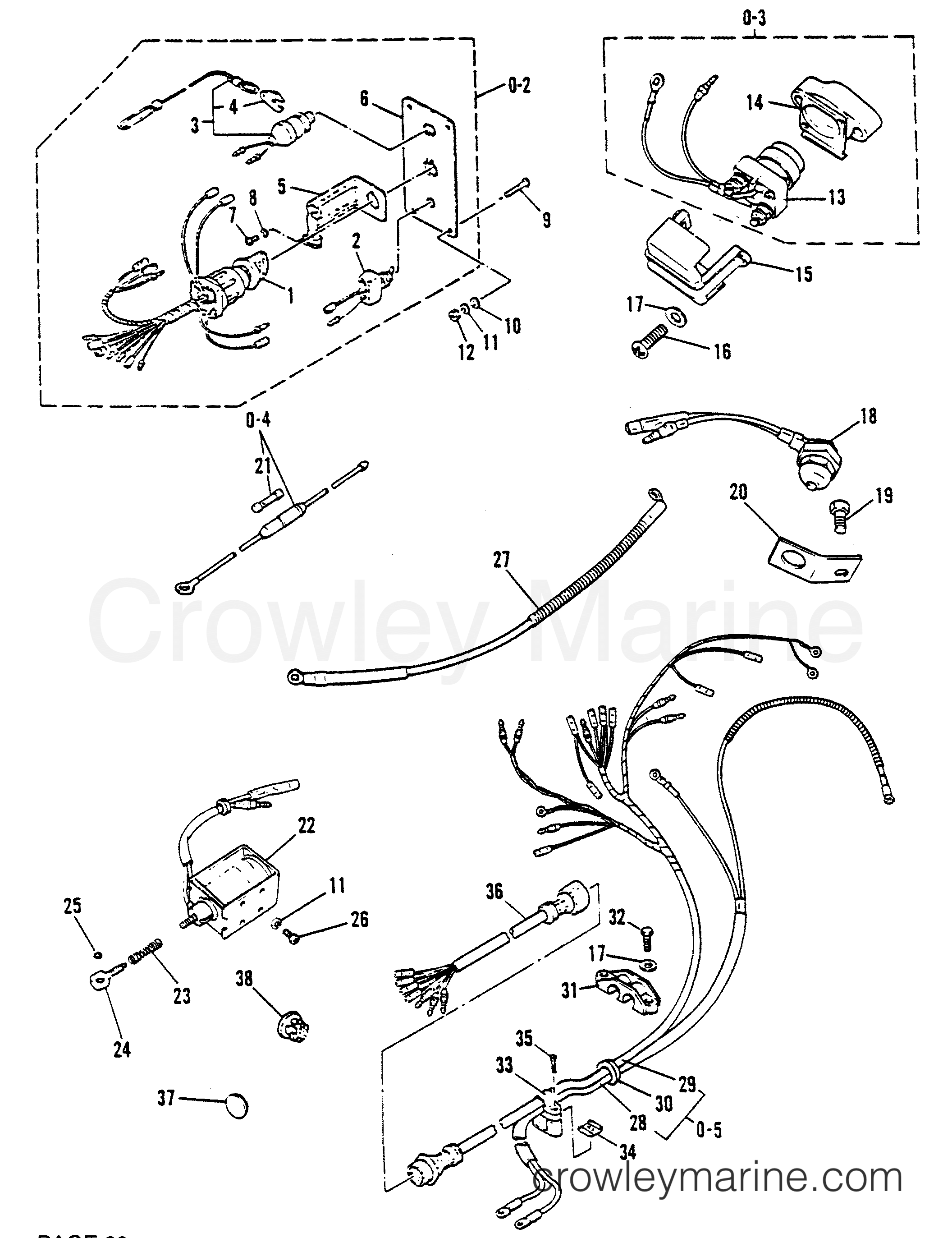1979 Outboard 15 [EL] - 7015529 - CONTROL PANEL KIT - OPTIONAL
