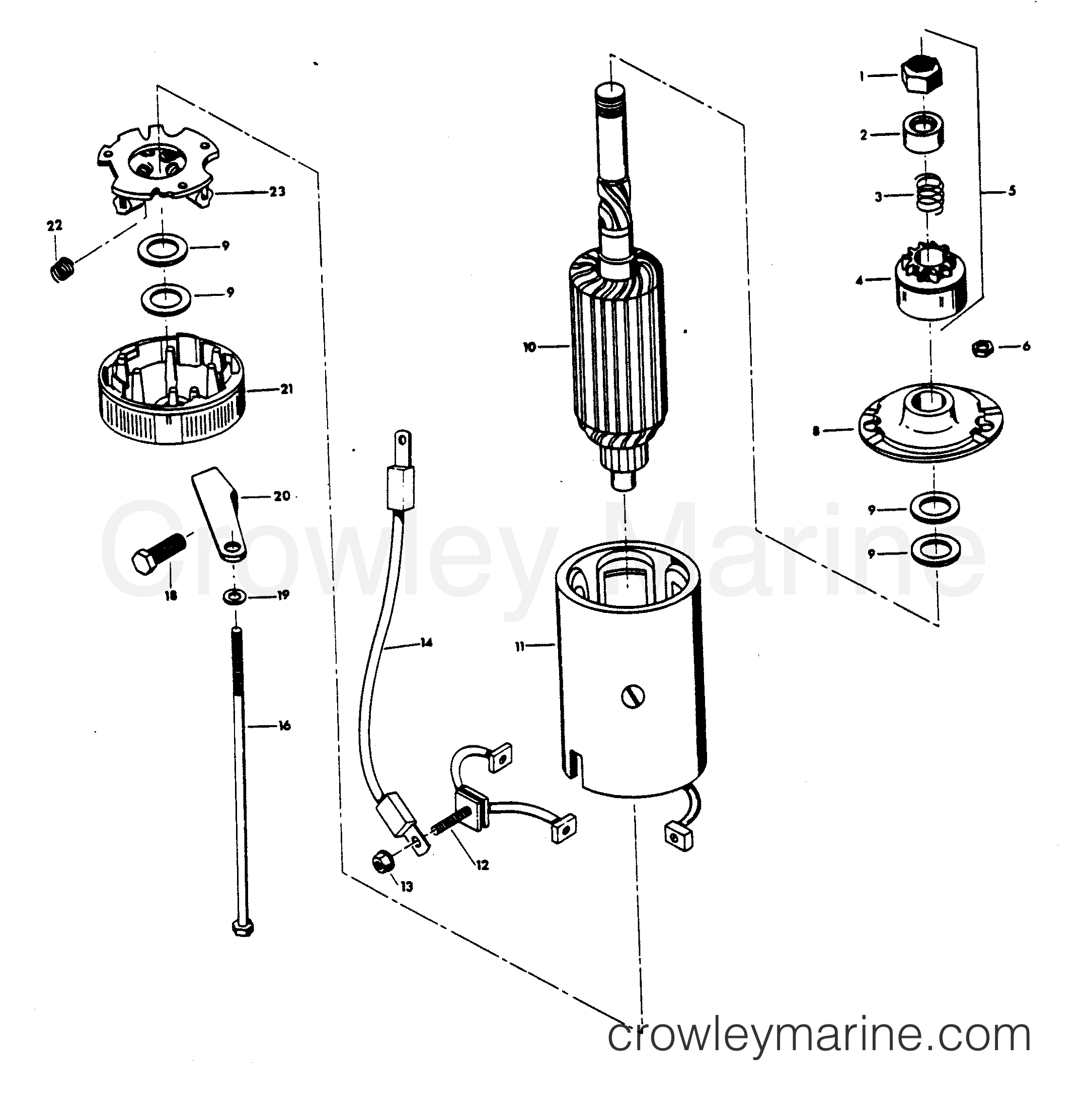 1979 Outboard 115 - H1151H79A - STARTER