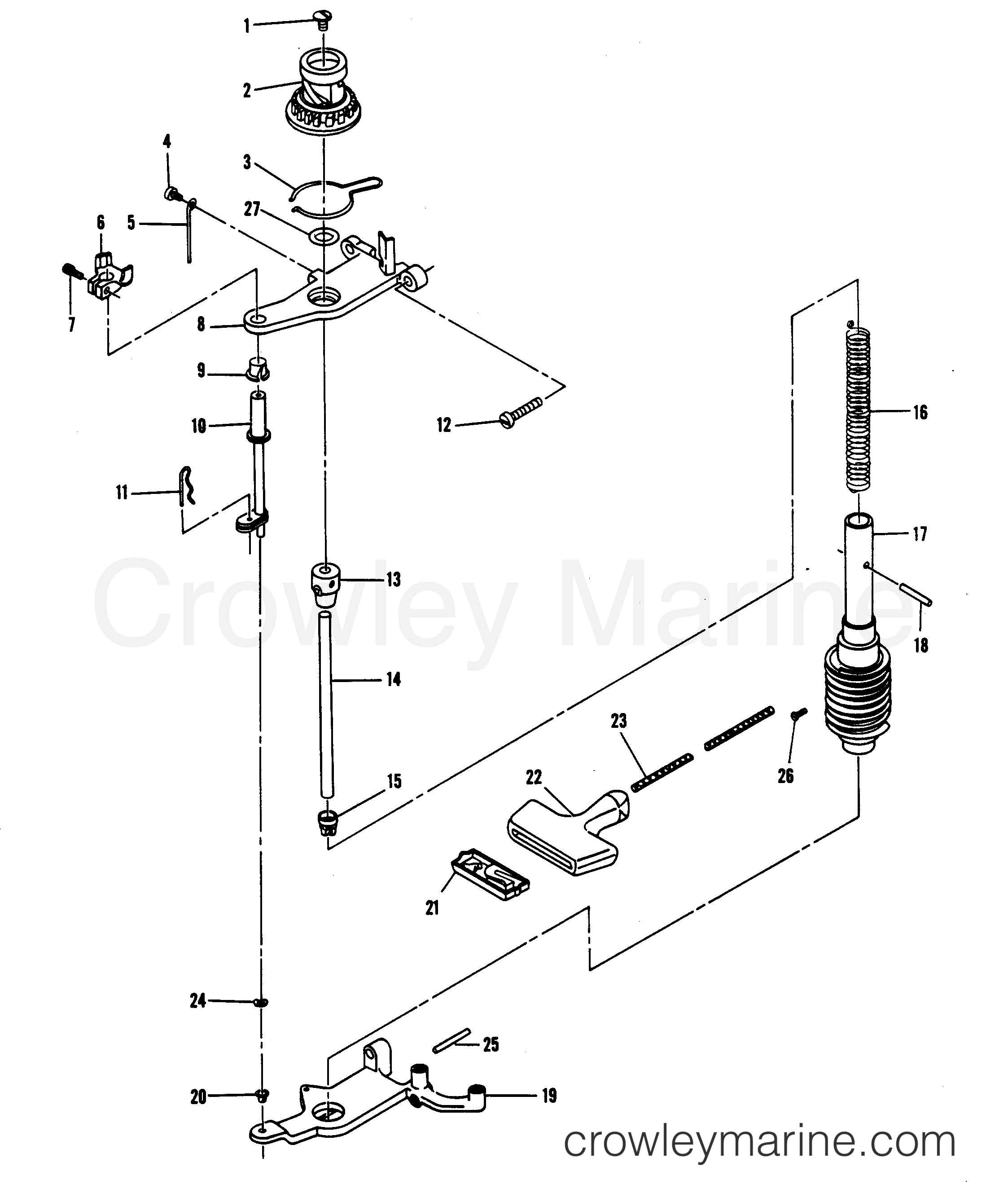1980 Outboard 6 - 60B0D - STARTER