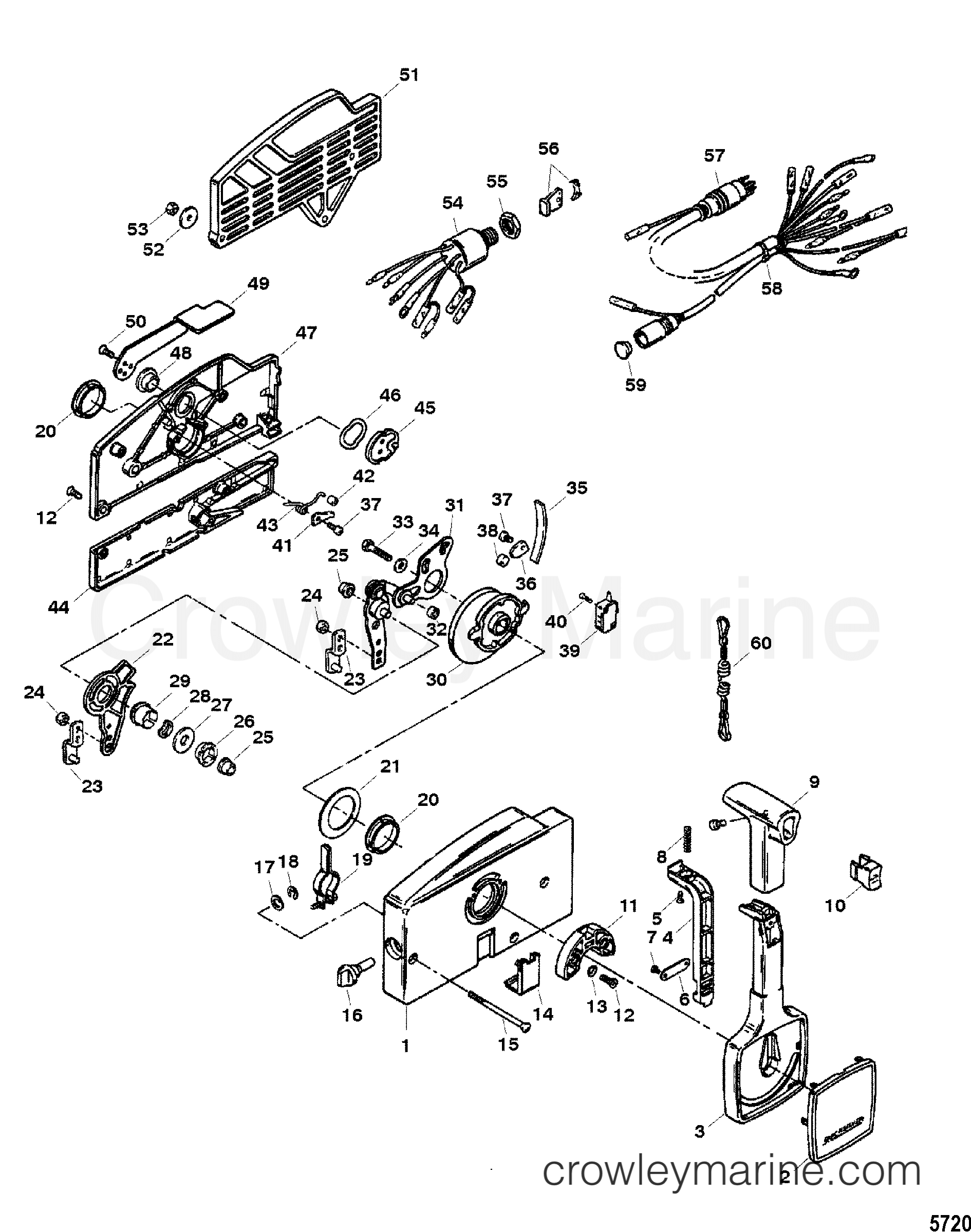 2004 Outboard 15 [M] - 7015203RL - REMOTE CONTROL