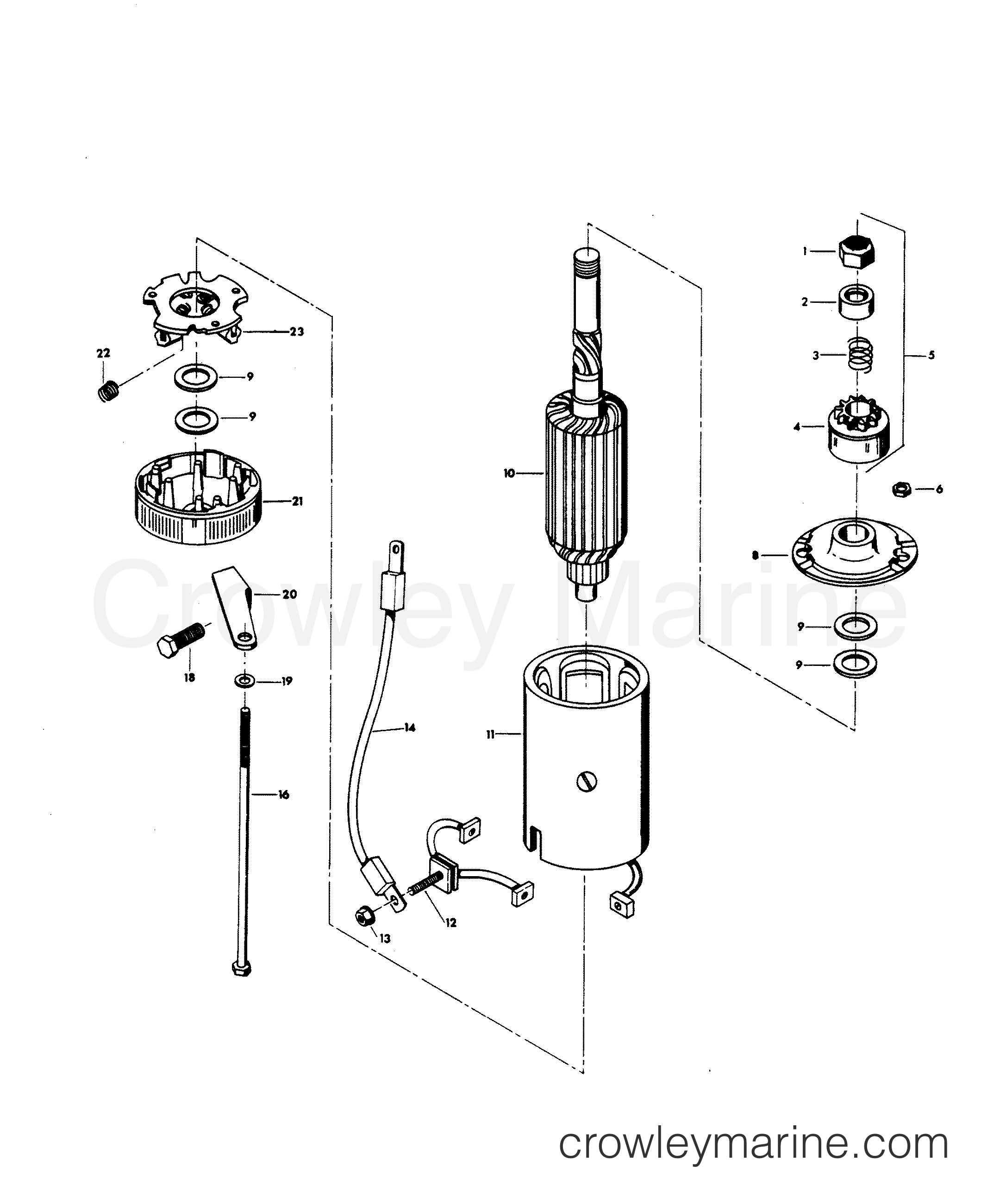 1979 Outboard 100 - H1004H79A - STARTER