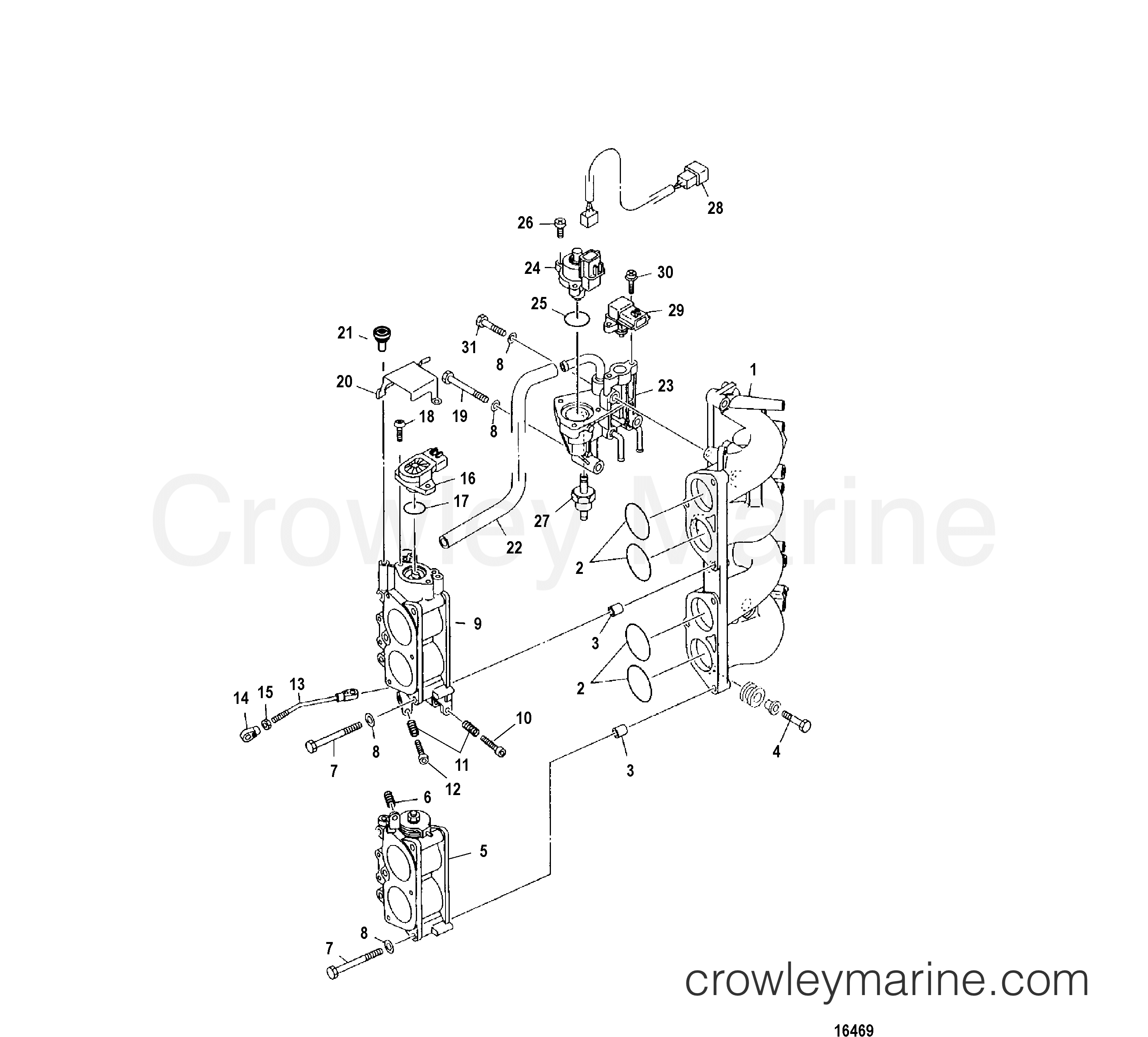 2006 Outboard 115EFI [ELPT 4] - 7115F13UF - INTAKE