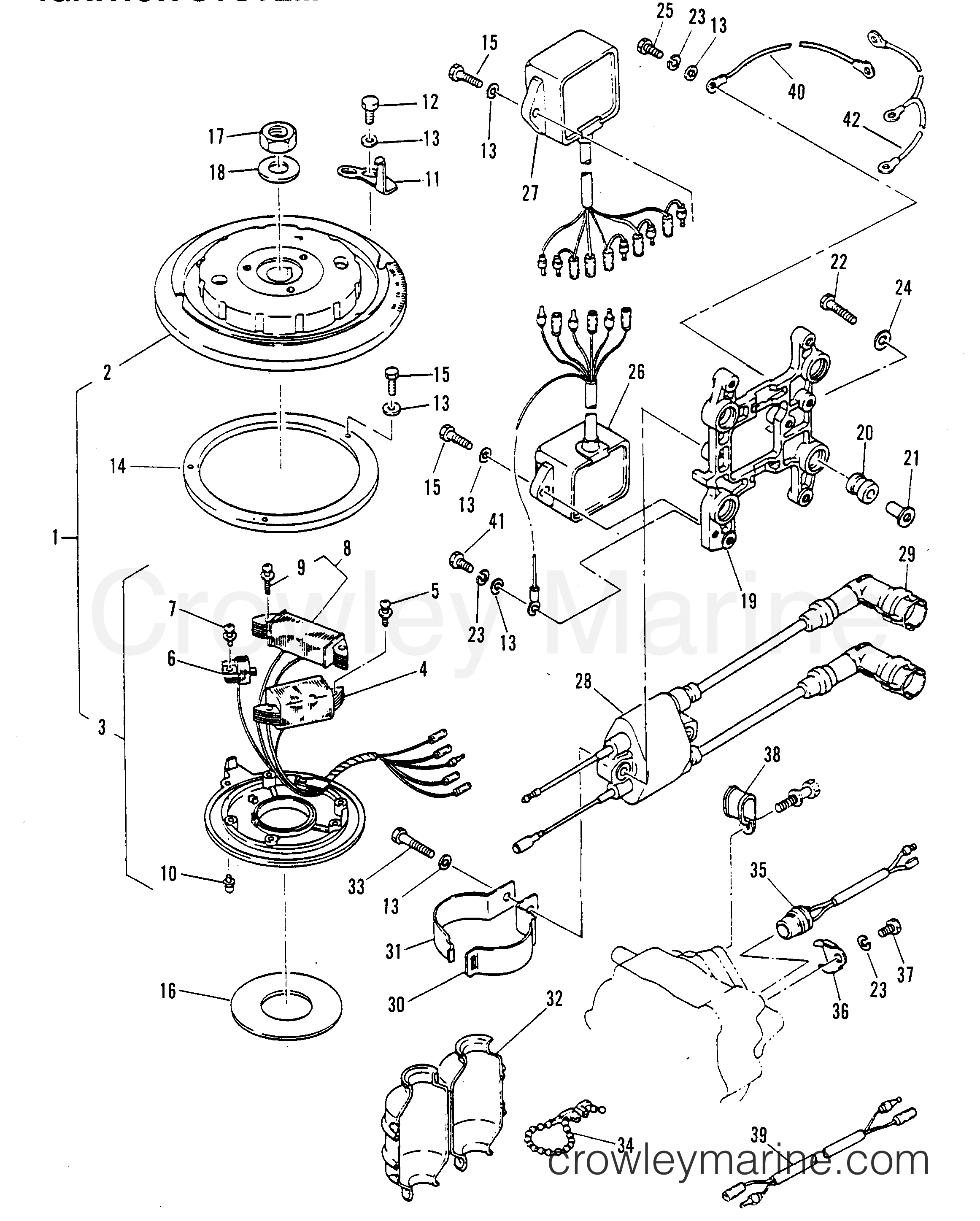 1985 Outboard 55 [ML] - 7055325 - IGNITION SYSTEM