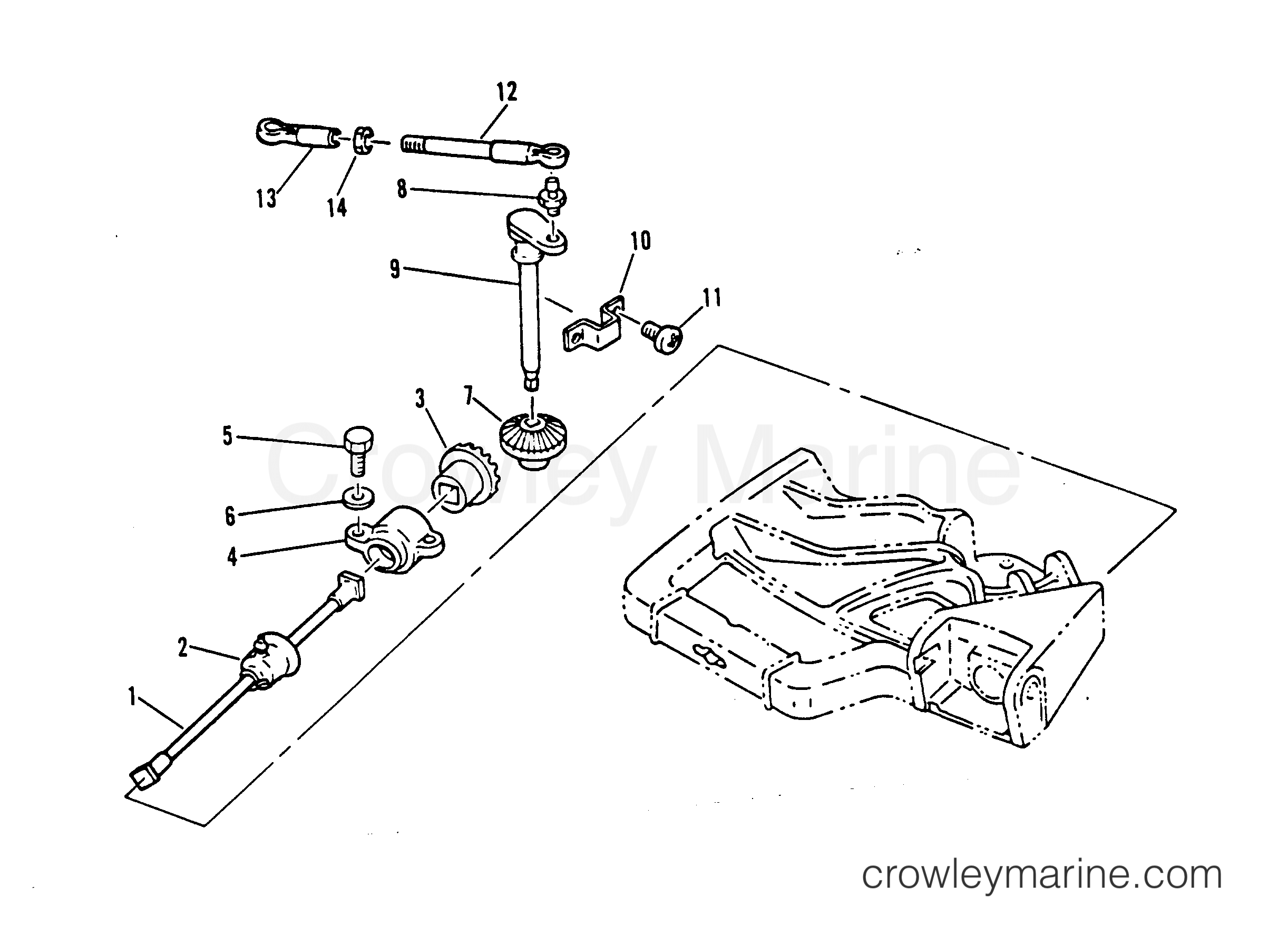 Serial Range Outboard 9.9C - 682-250946 AND UP [E] - THROTTLE CONTROL