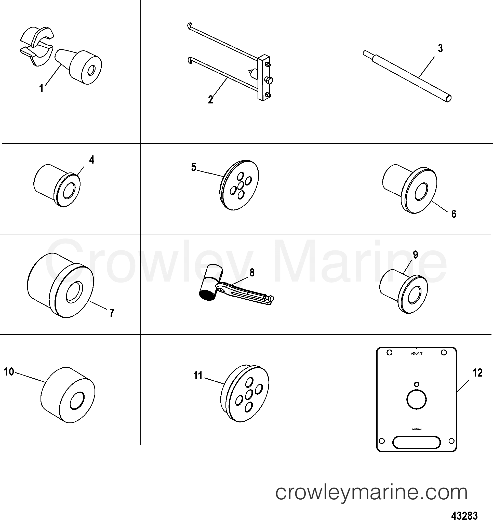 2012 Stern Drive ZEUS DRV [CENTR 1.95] - 5C4DA74KH - TOOLS(CONTINUED)