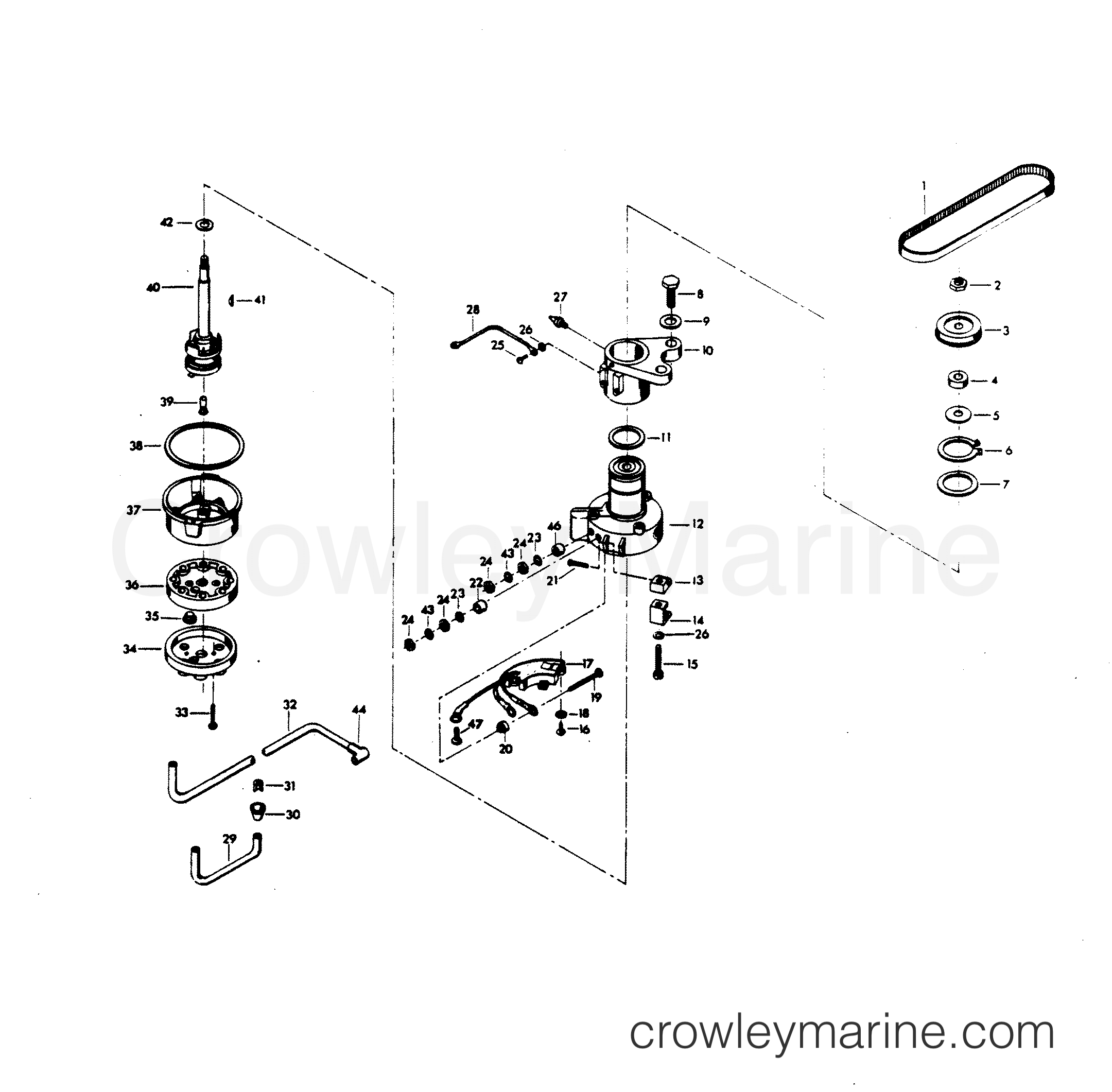 1979 Outboard 85 - H0855H79A - DISTRIBUTOR