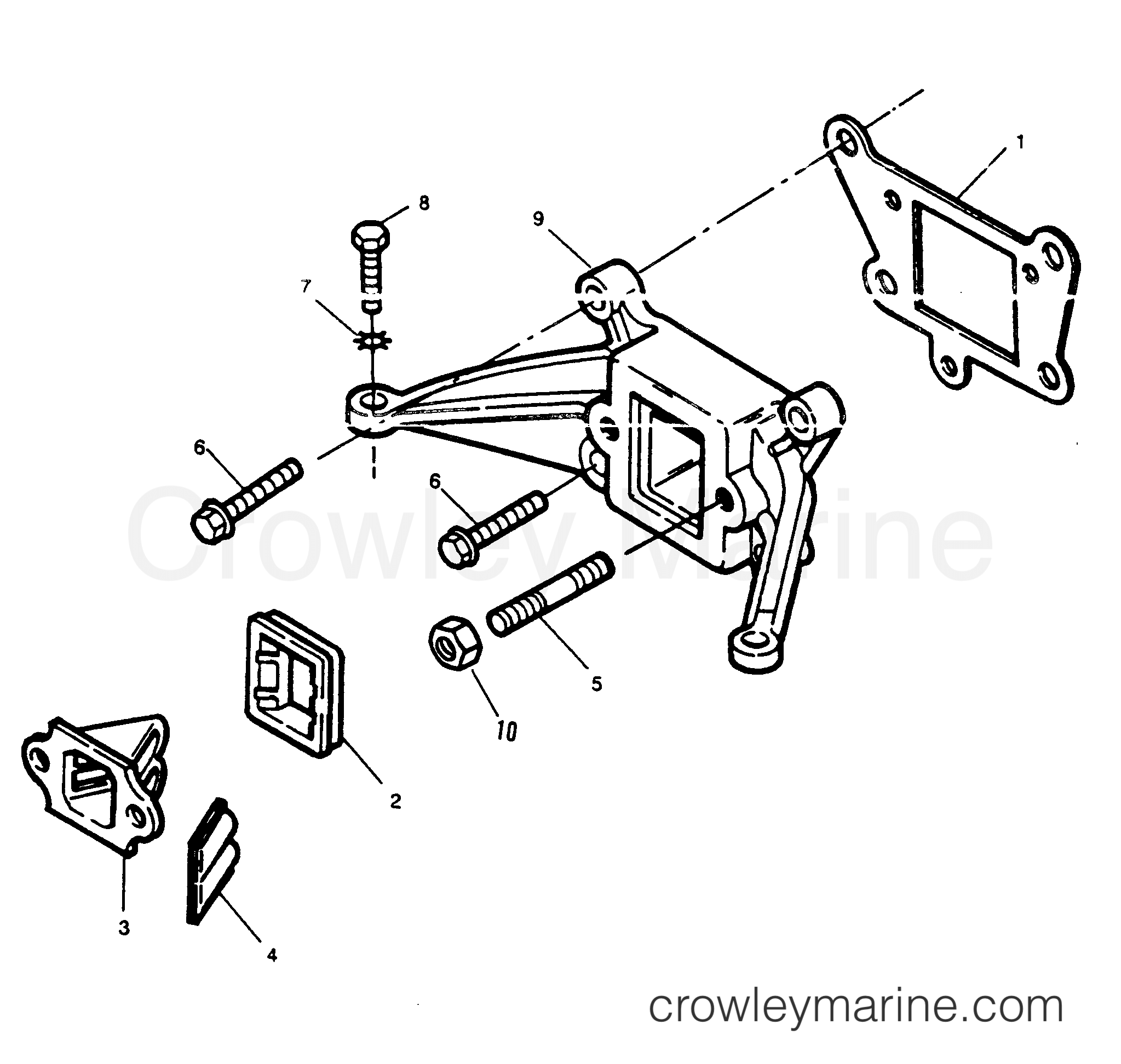 1995 Outboard 5 - H005201RS [MH] - INTAKE SYSTEM