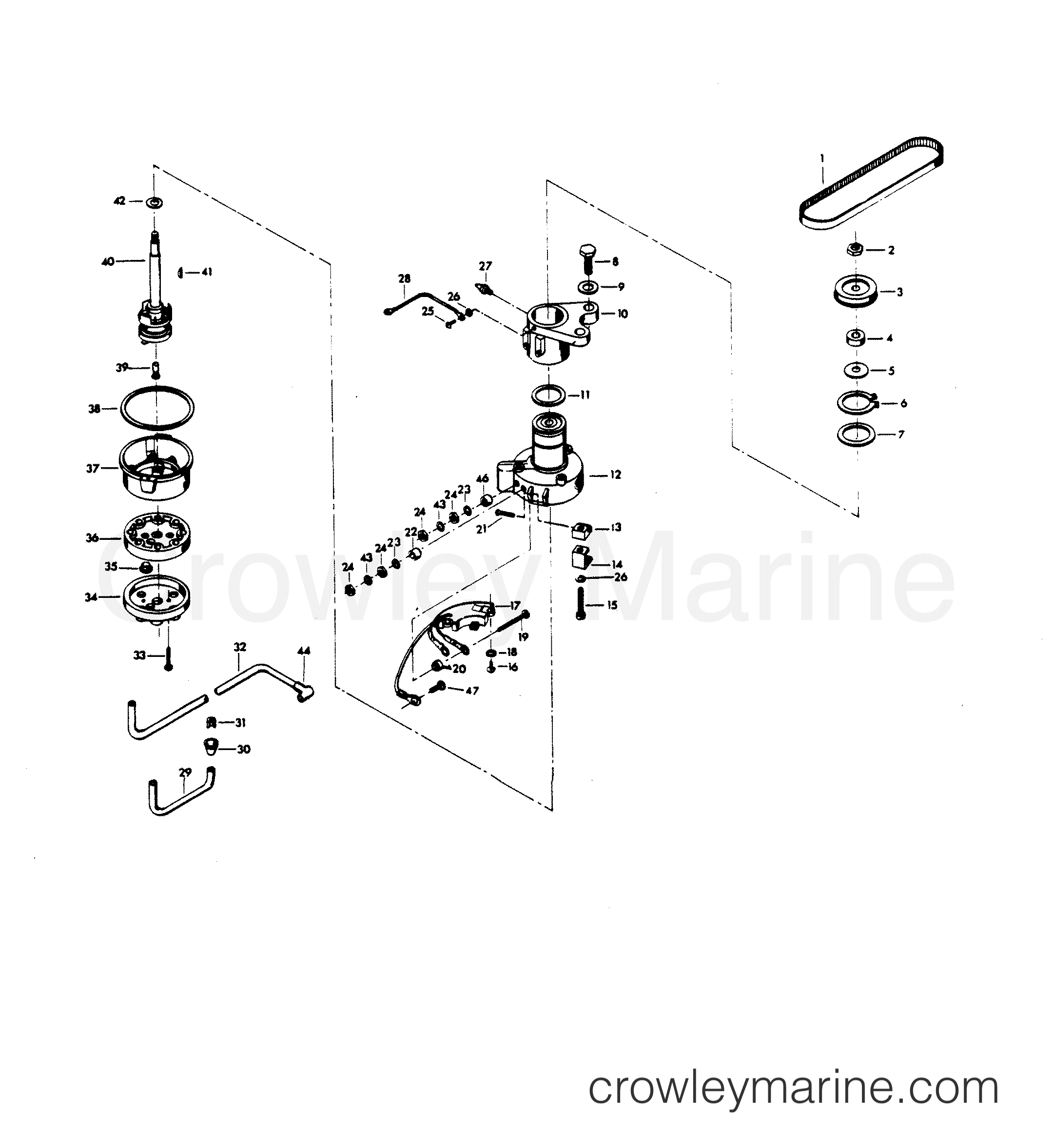 1979 Outboard 75 - H0757B79E - DISTRIBUTOR