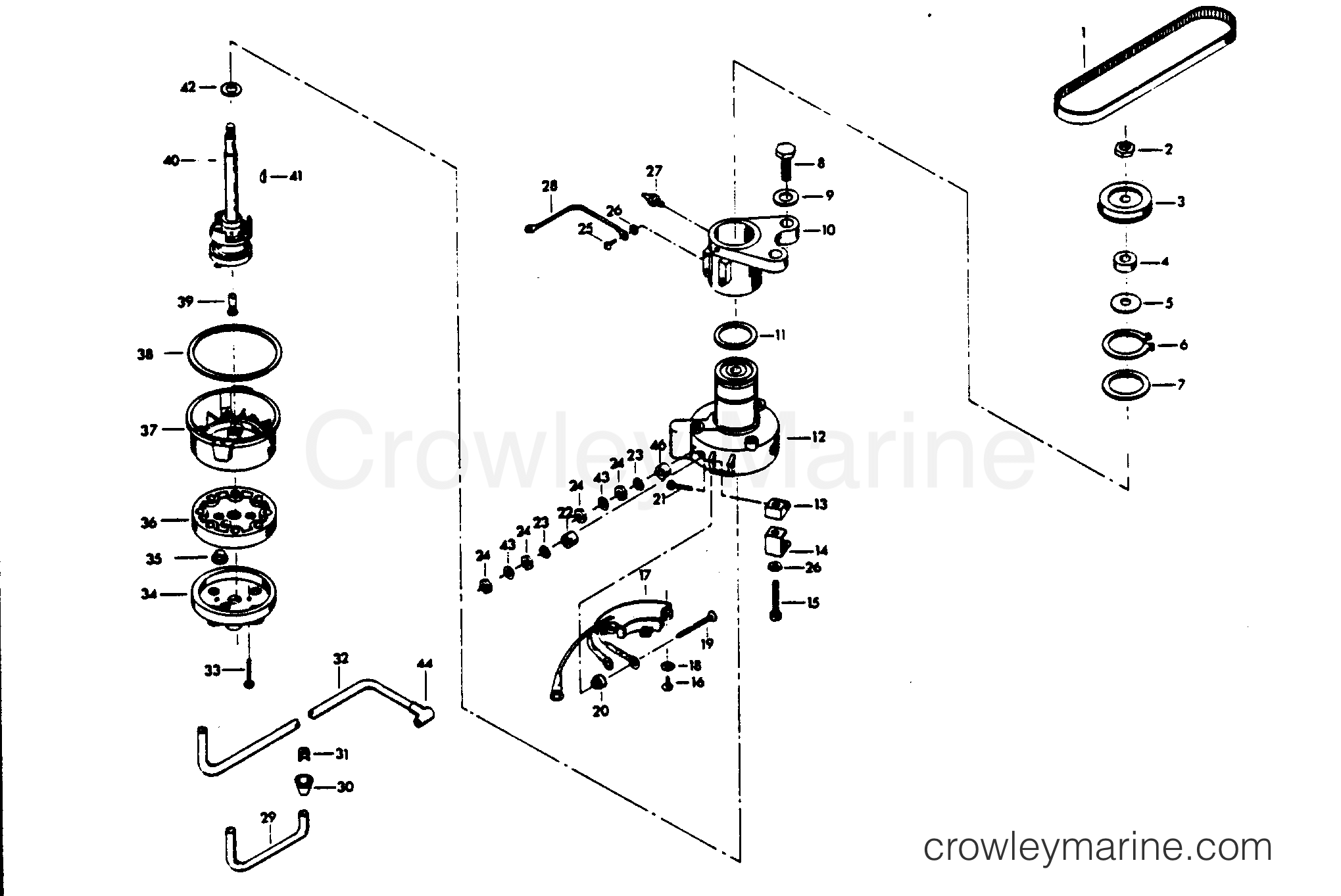1978 Outboard 140 - 1409H8A - DISTRIBUTOR
