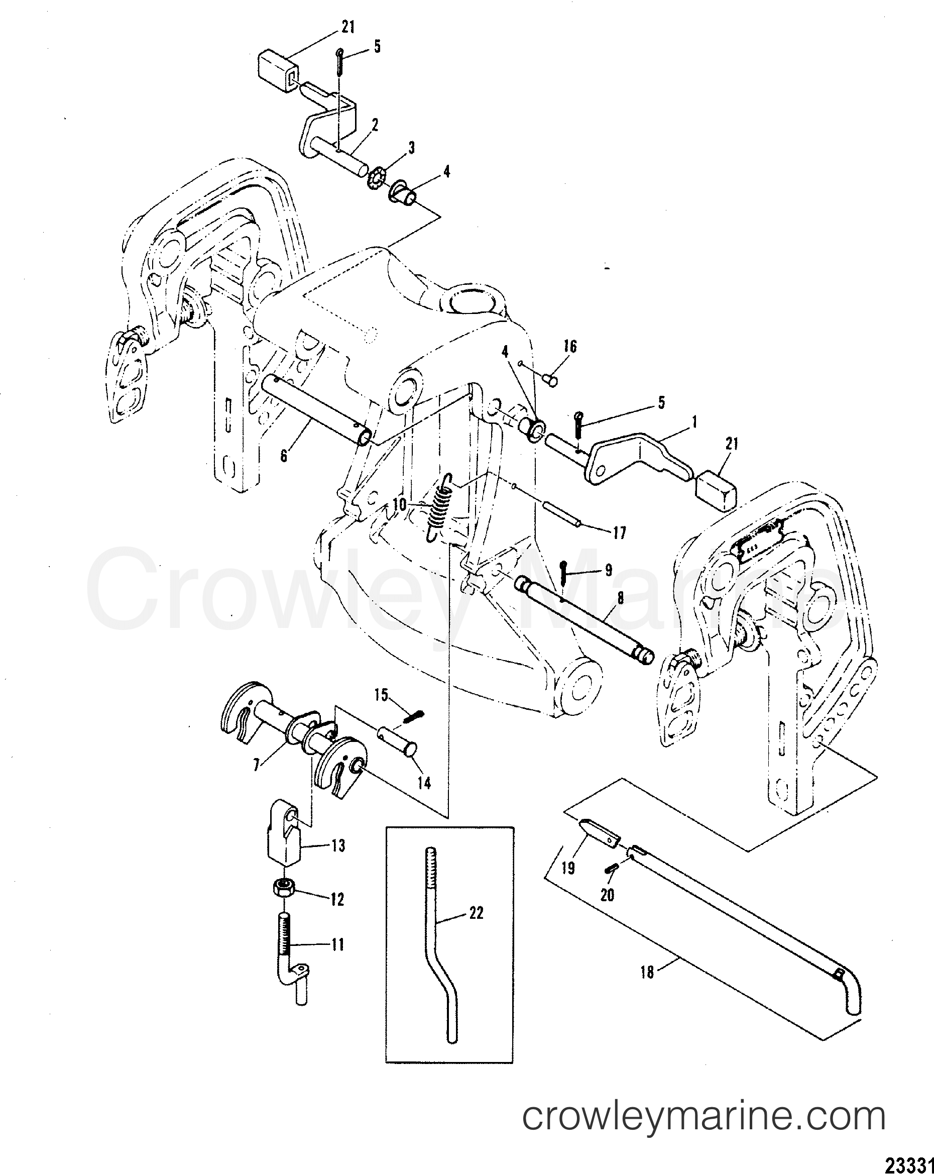 1978 Outboard 60 [EL] - 7060528 - REVERSE LOCK