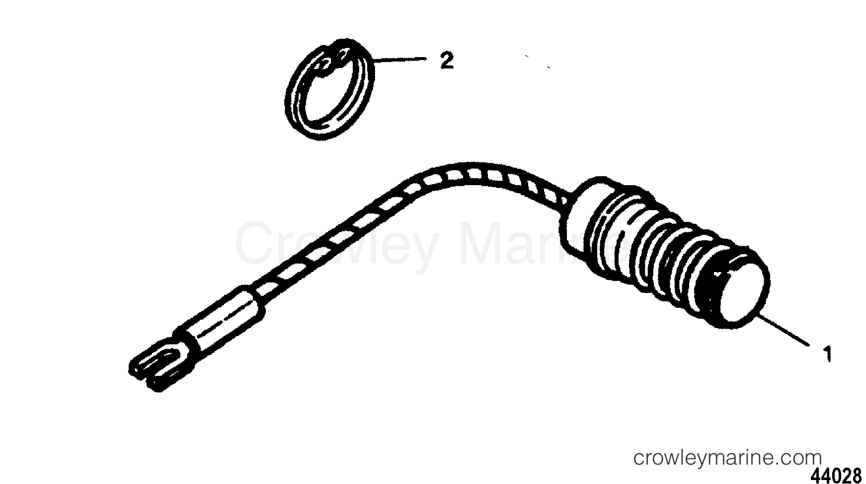 1991 Outboard 90 - H0908E91E [E] - THERMOSTAT, 91 E MODELS