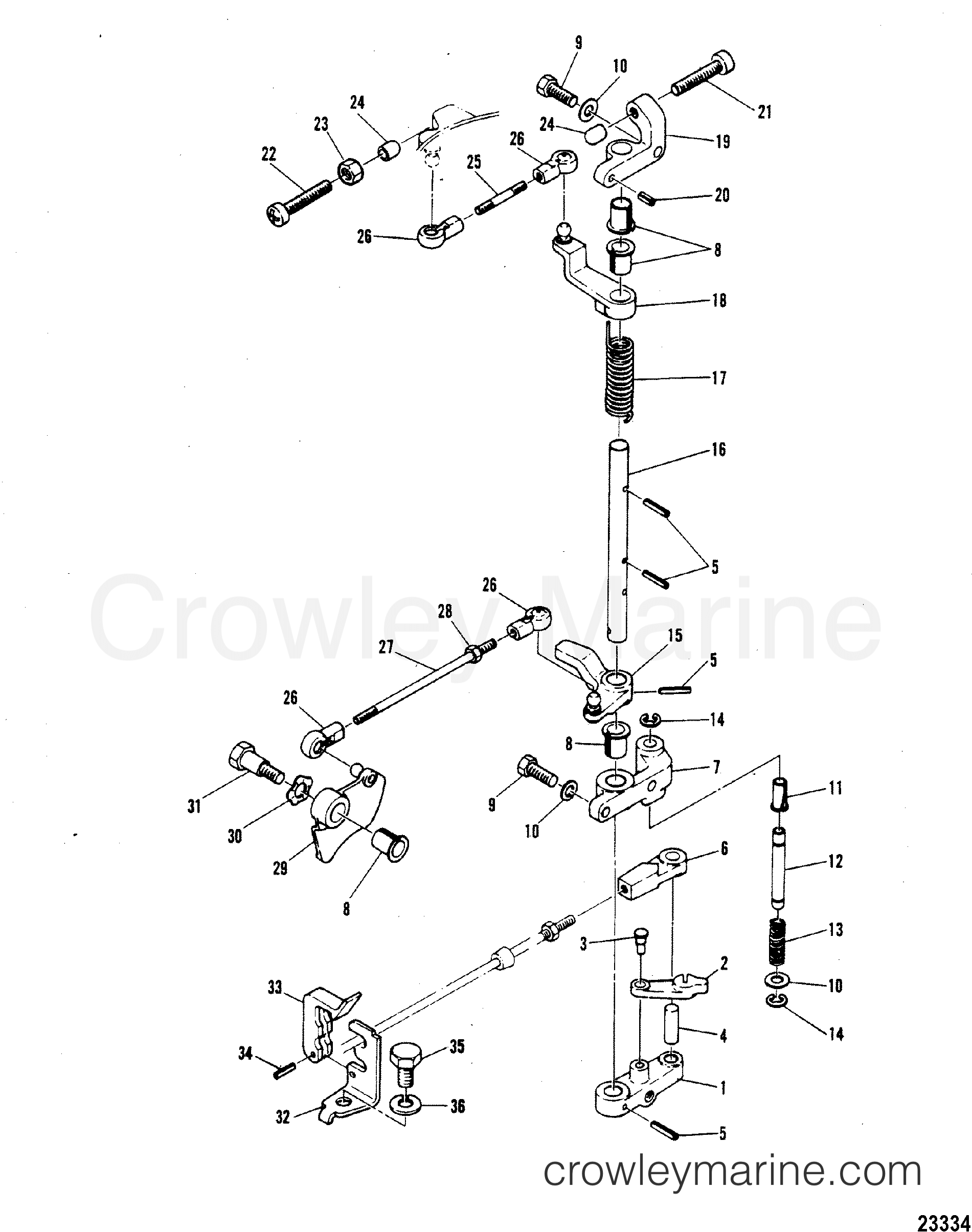 1978 Outboard 60 [EL] - 7060528 - THROTTLE CONTROL