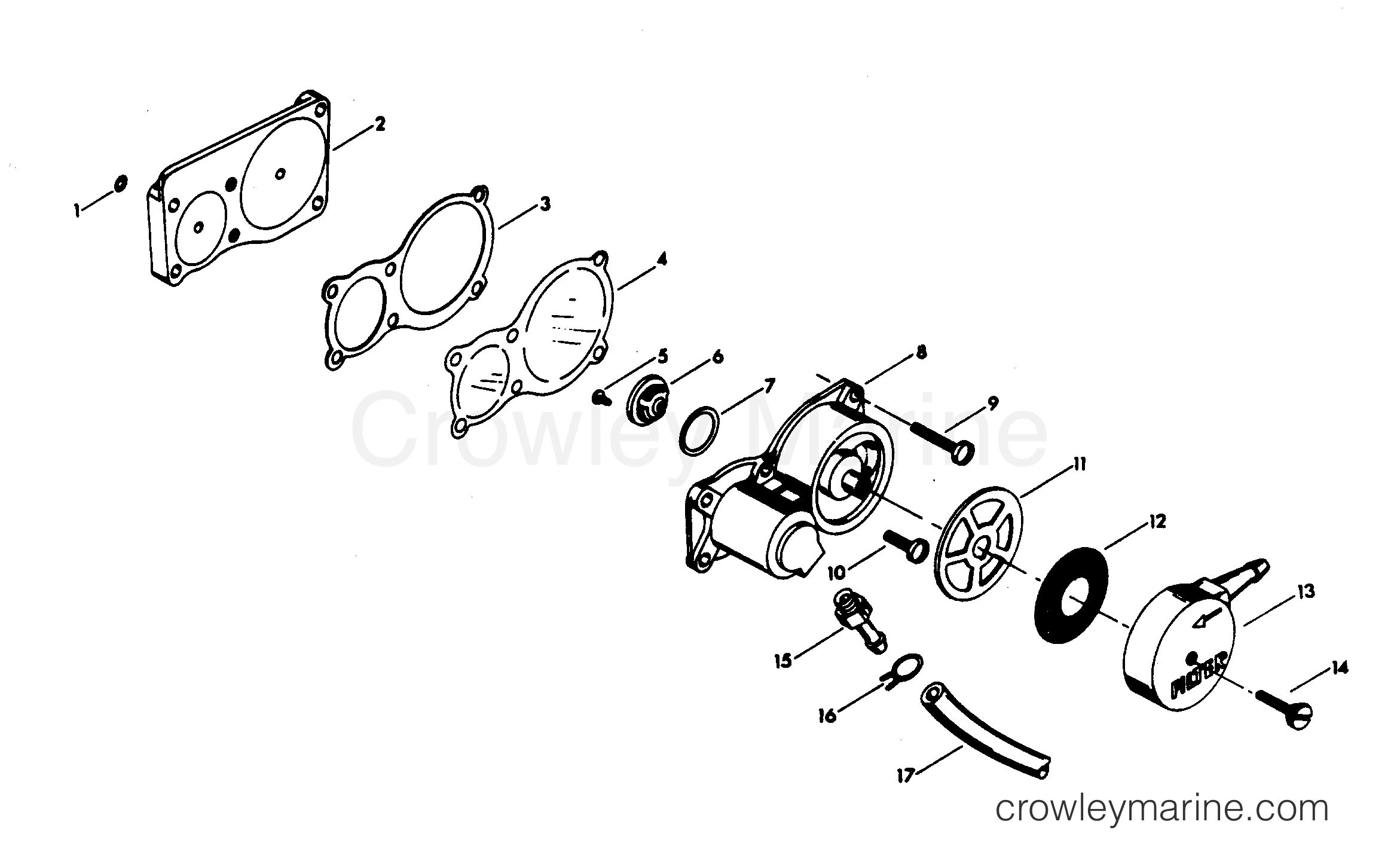 1982 Outboard 55 - 559B2P - FUEL PUMP