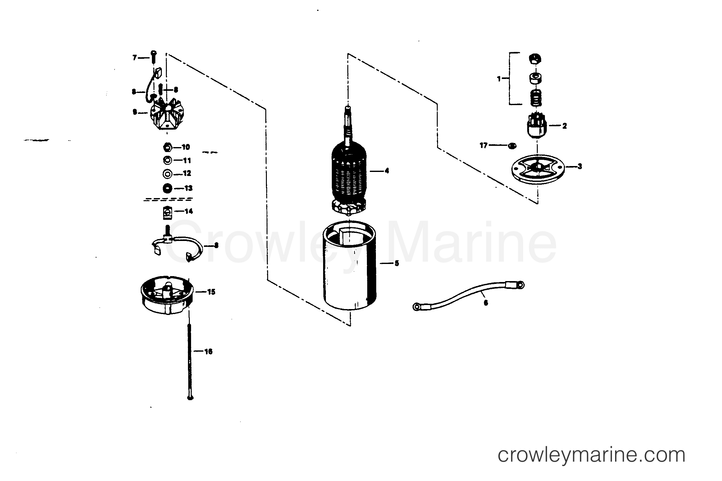 1983 Outboard 50 - 507C4E - ELECTRIC STARTER