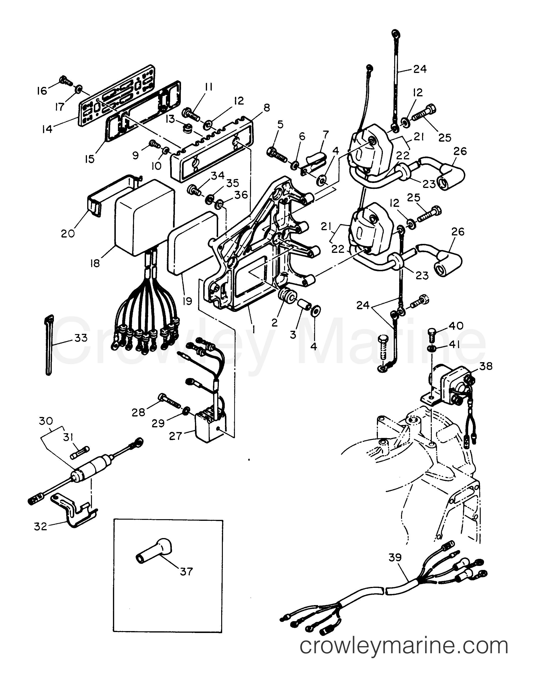 Serial Range Outboard 55 - 663-36475 AND BELOW [ML] - ELECTRICAL