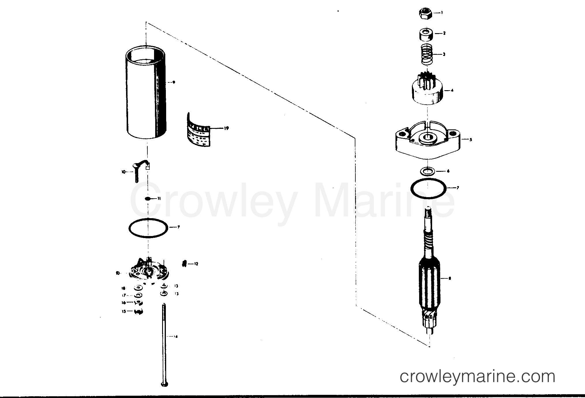 1978 Outboard 15 - 152B8D - ELECTRIC STARTER