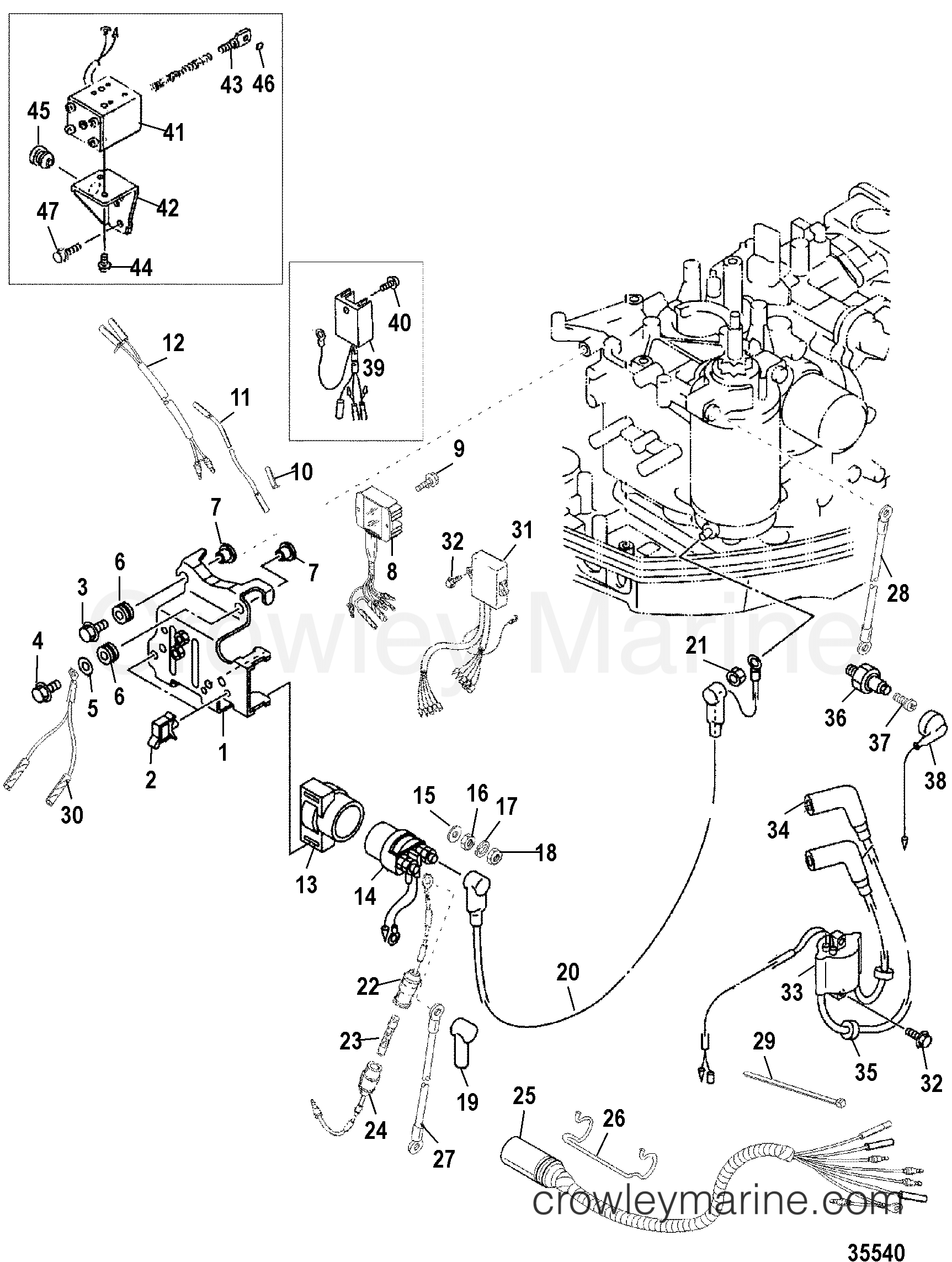 1998 Outboard 15 [EL 4] - 7F15312GD - ELECTRICAL COMPONENTS