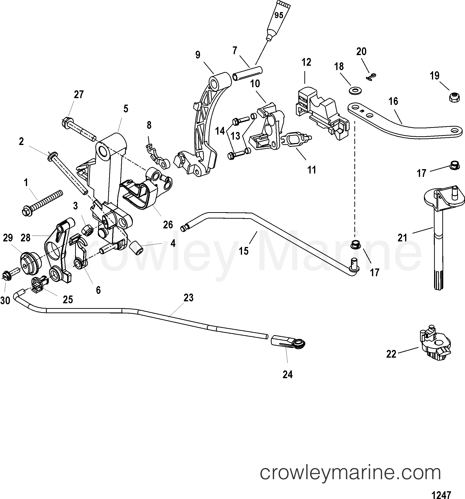 2005 Outboard 60EFI [ELPT 4] - 7A60412TB - LINKAGE(REMOTE)