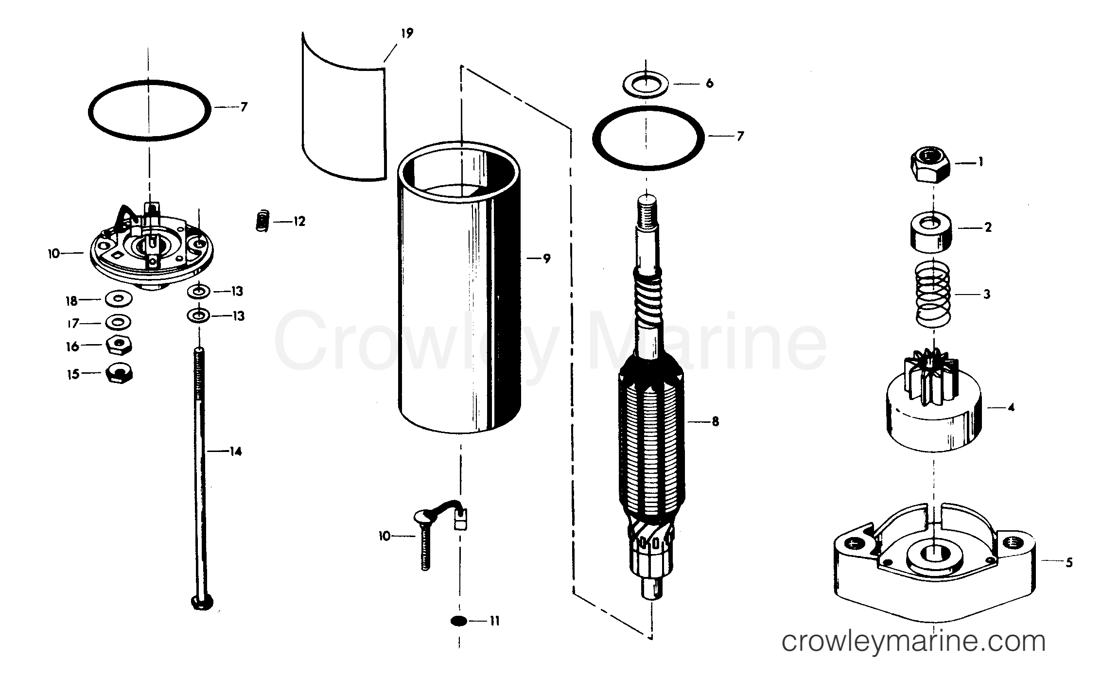 1979 Outboard 12 - H0123B79E - ELECTRIC STARTER