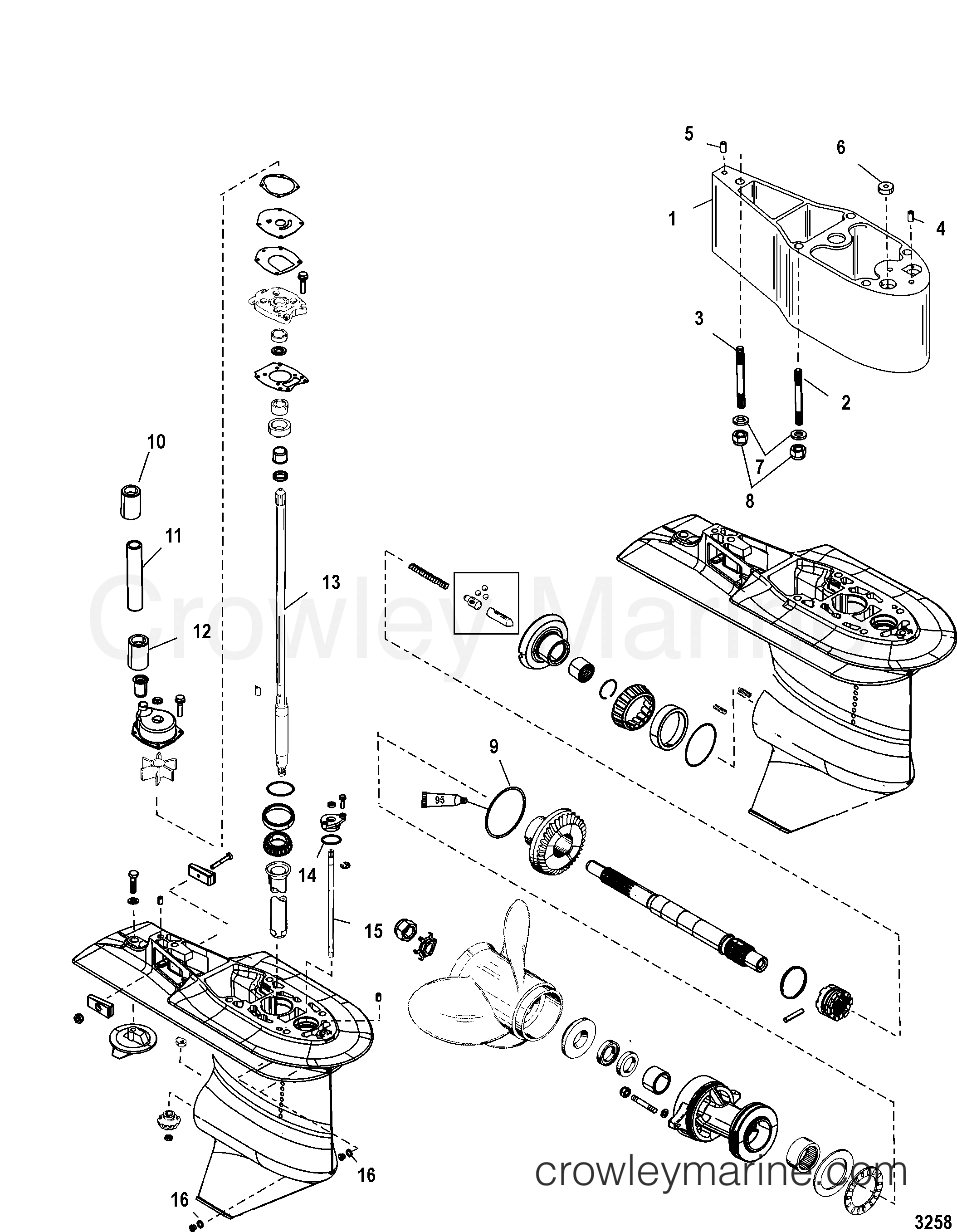 2002 Outboard 60EFI [ELPT/BF 4] - 7A60452LD - XL EXTENSION KIT