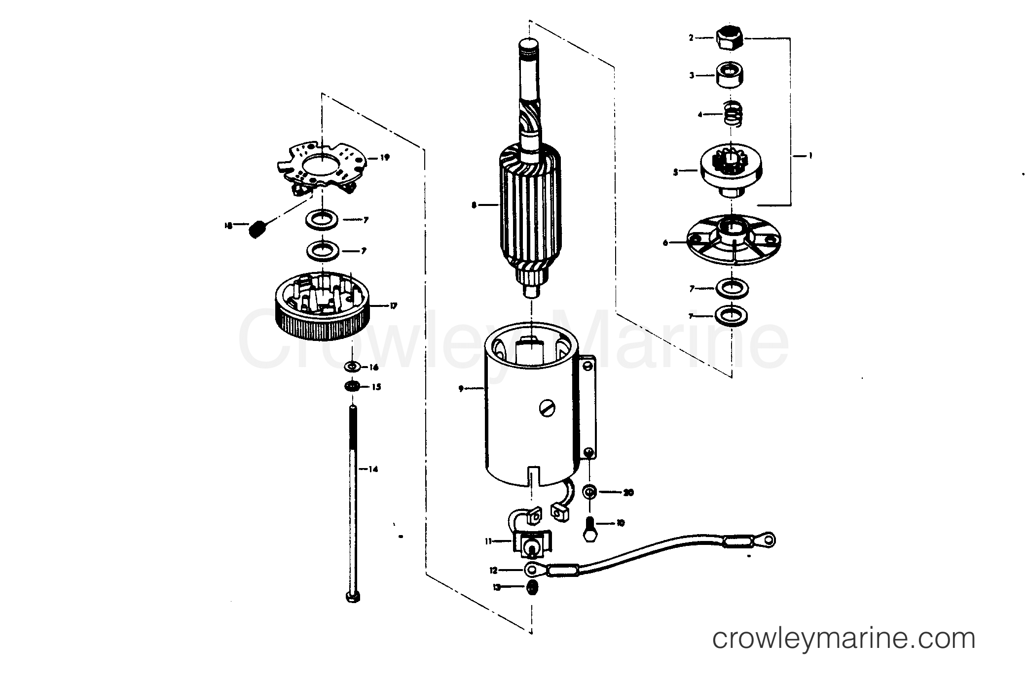 1978 Outboard 65 - H0659B78B - STARTER