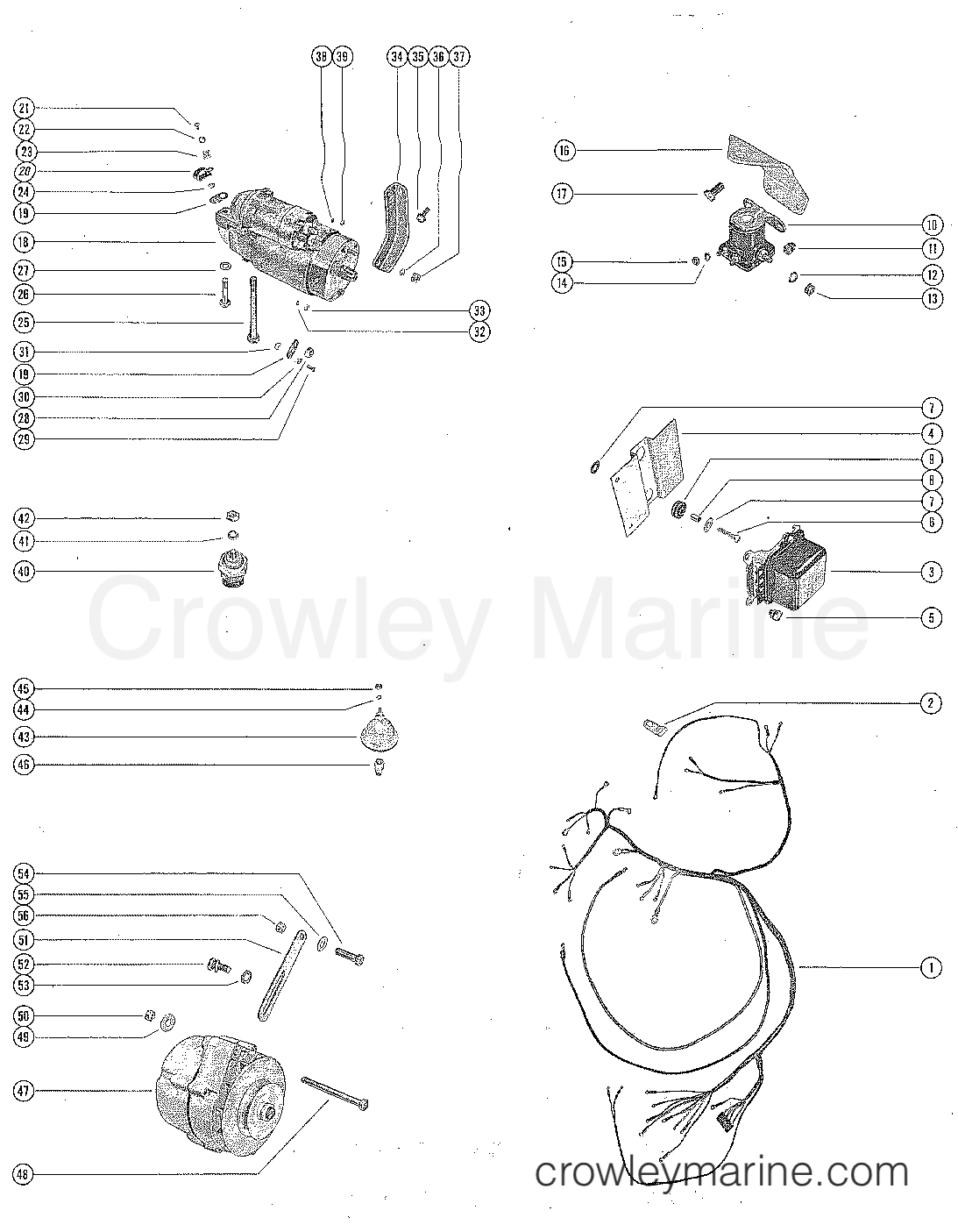 Serial Range Mercruiser 190 GM 283 V-8 1963-1964 - 1564539 THRU 1730903