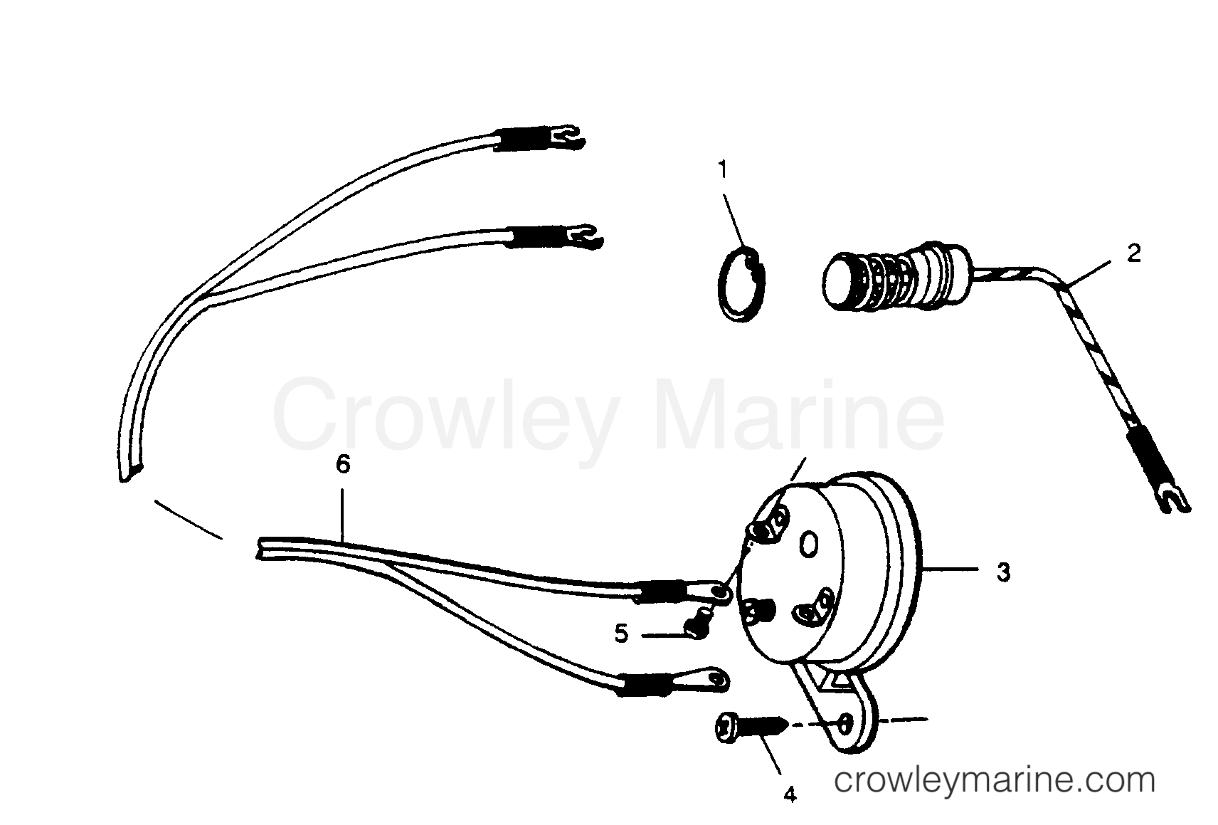 1990 Outboard 35 - 357F90A [Force] - OVERHEAT BUZZER