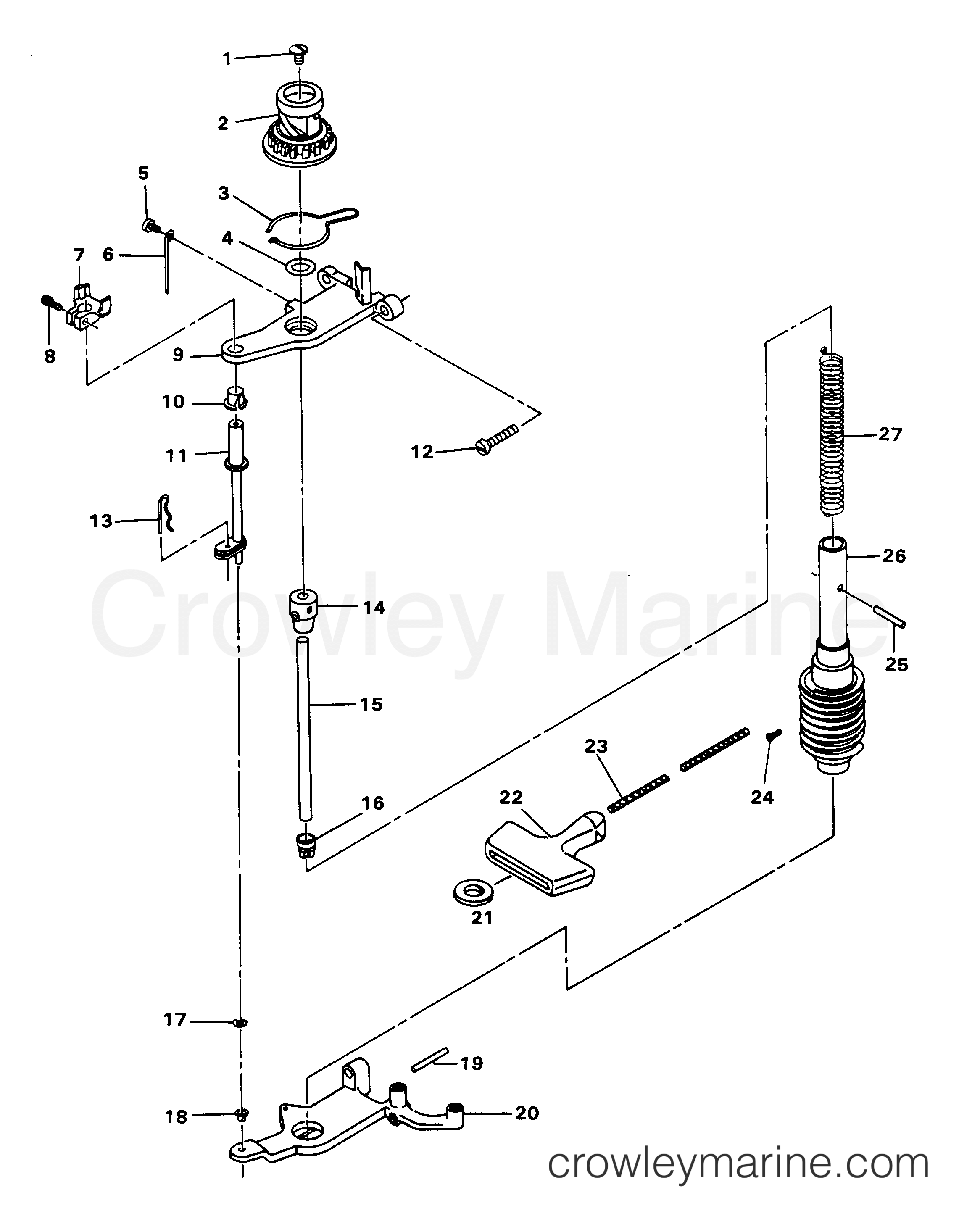 1981 Outboard 7.5 - H0072B81D - STARTER