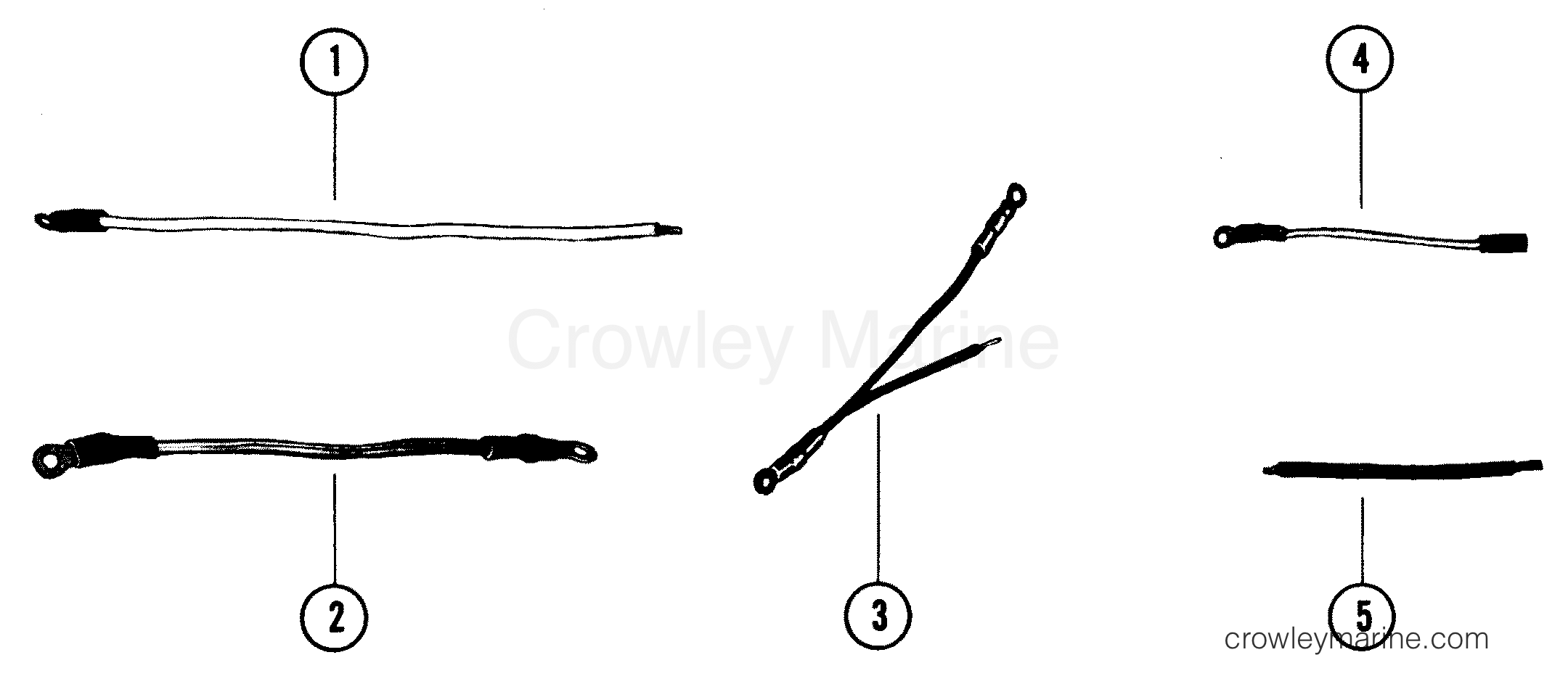 Various Years Rigging Instruments-Gauges and Components - MC INSTRUMENTS (1985 AND BELOW) - LEAD WIRES