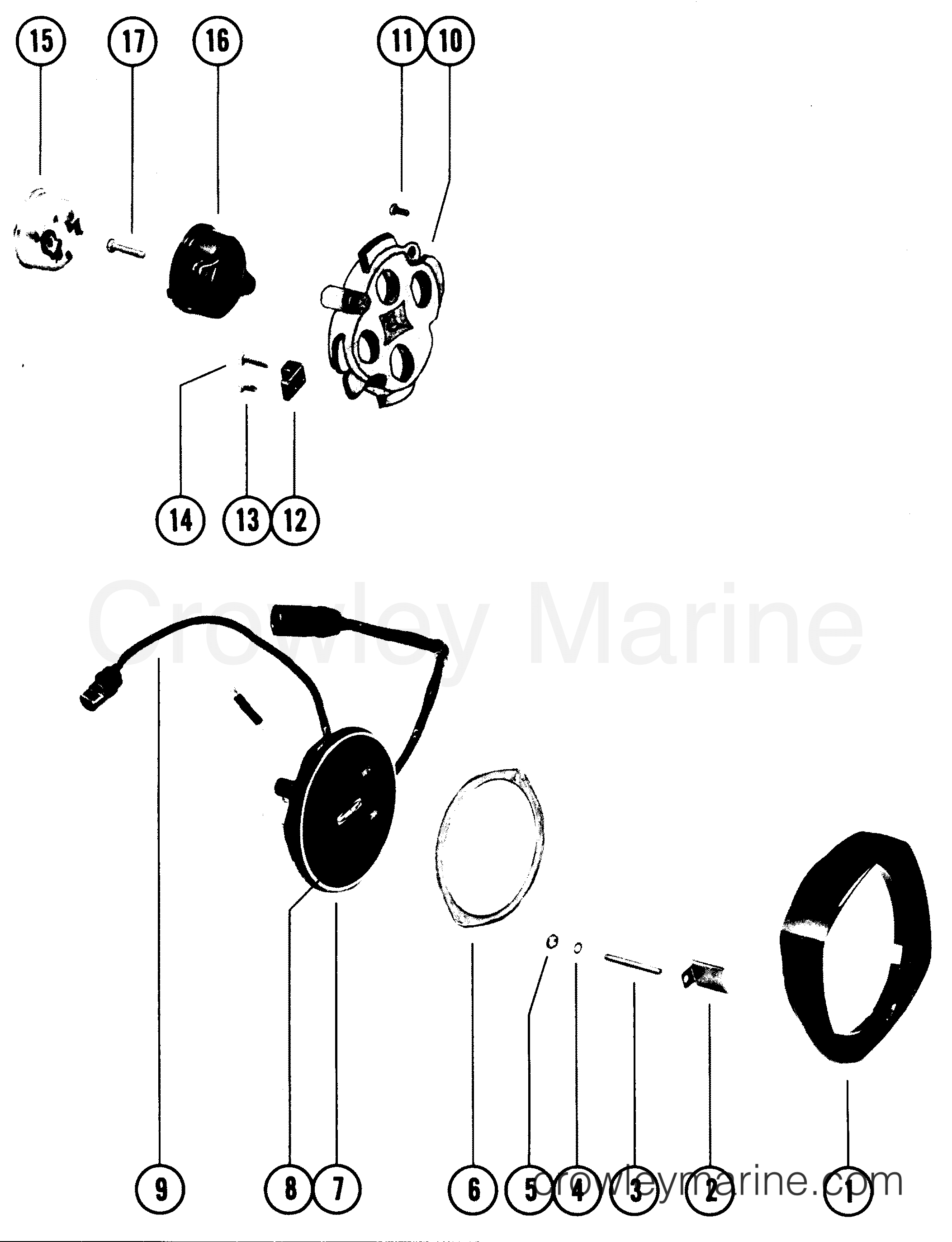 Various Years Rigging Remote Controls and Components - Outboard (1985 and Below) - SWITCH PANEL ASSEMBLY