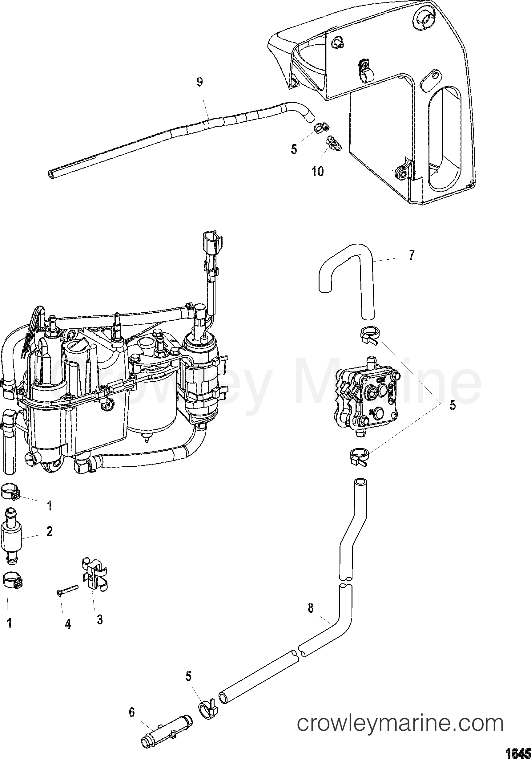 FUEL SYSTEM - 2003 Race Outboard 250 XS [CXL FM] 1928484AH | Crowley Marine