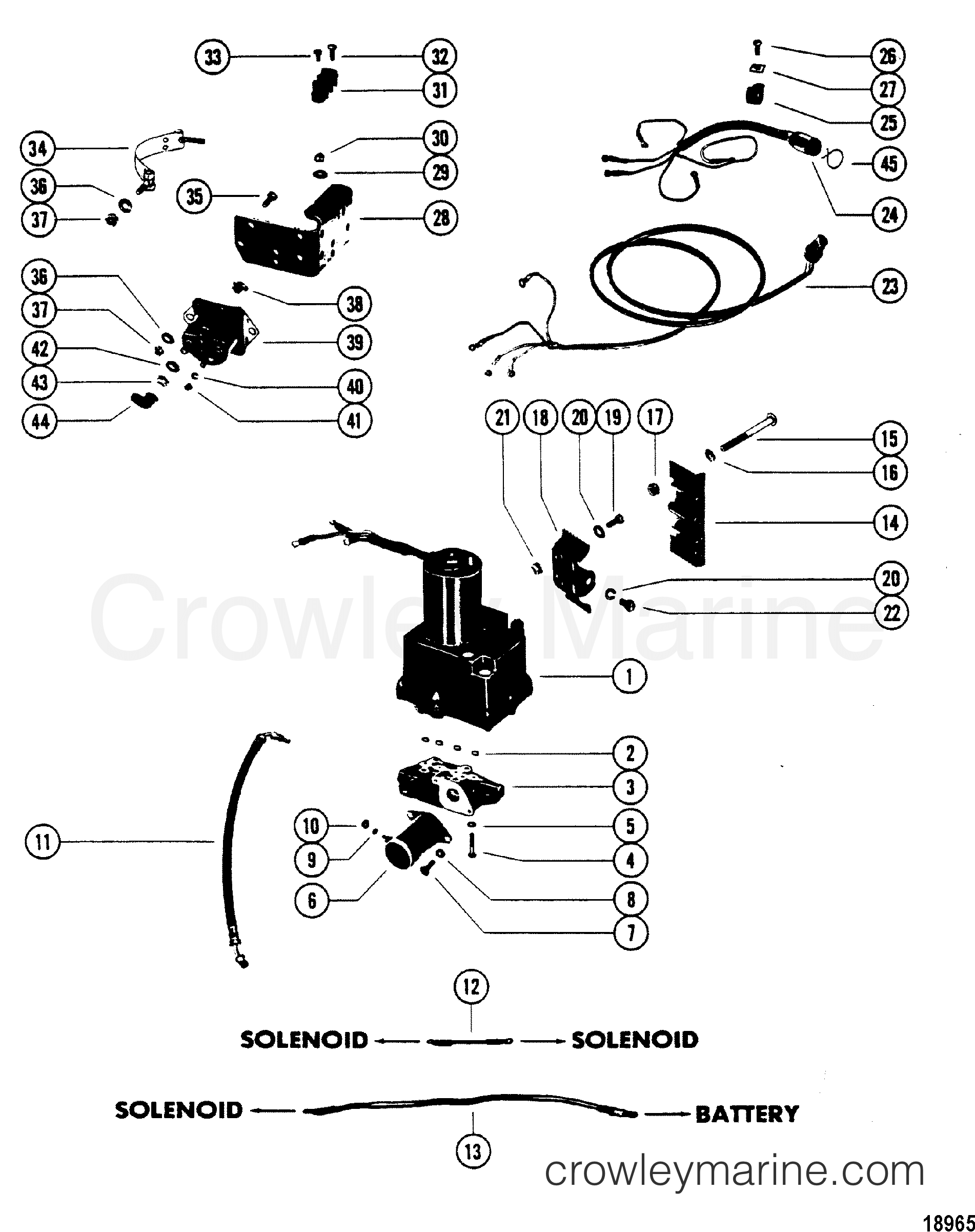 HYDRAULIC PUMP(S/NMERCURY5363917 & BELOW) 1980 Outboard 200 [ELPT