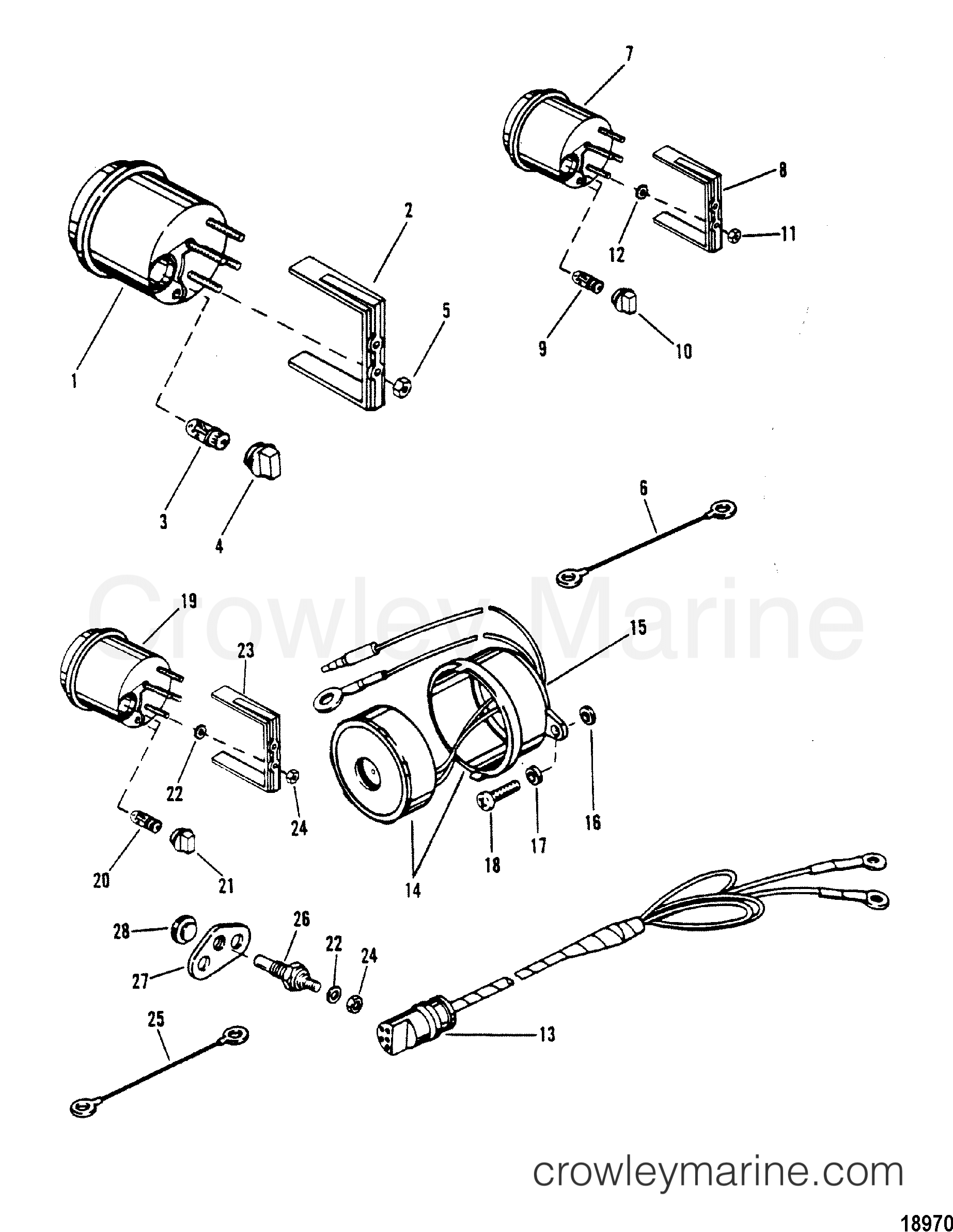 1985 Outboard 200 [EXLPTO] - 1200745 - INSTRUMENTATION