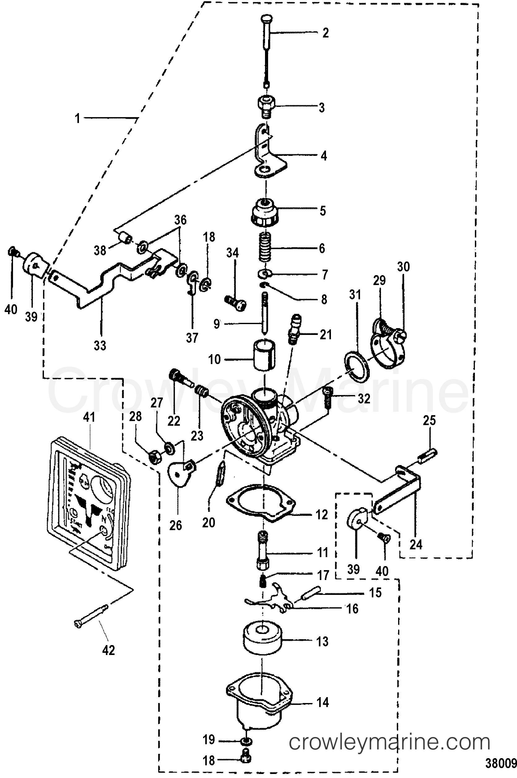 1997 Outboard 3.3 [MH] - 7003201FK - CARBURETOR