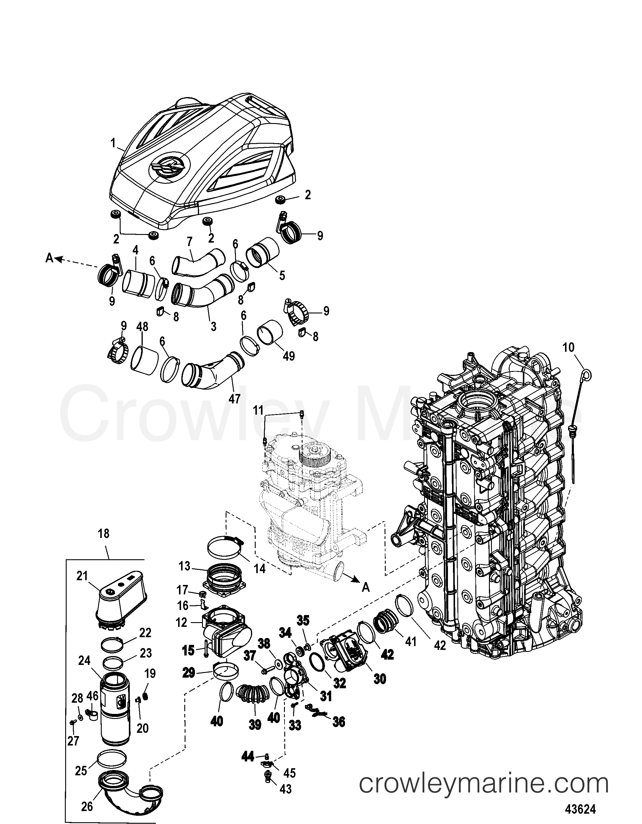 2006 Outboard 225 [CXL 4] - 7225V24IR - INDUCTION COMPONENTS