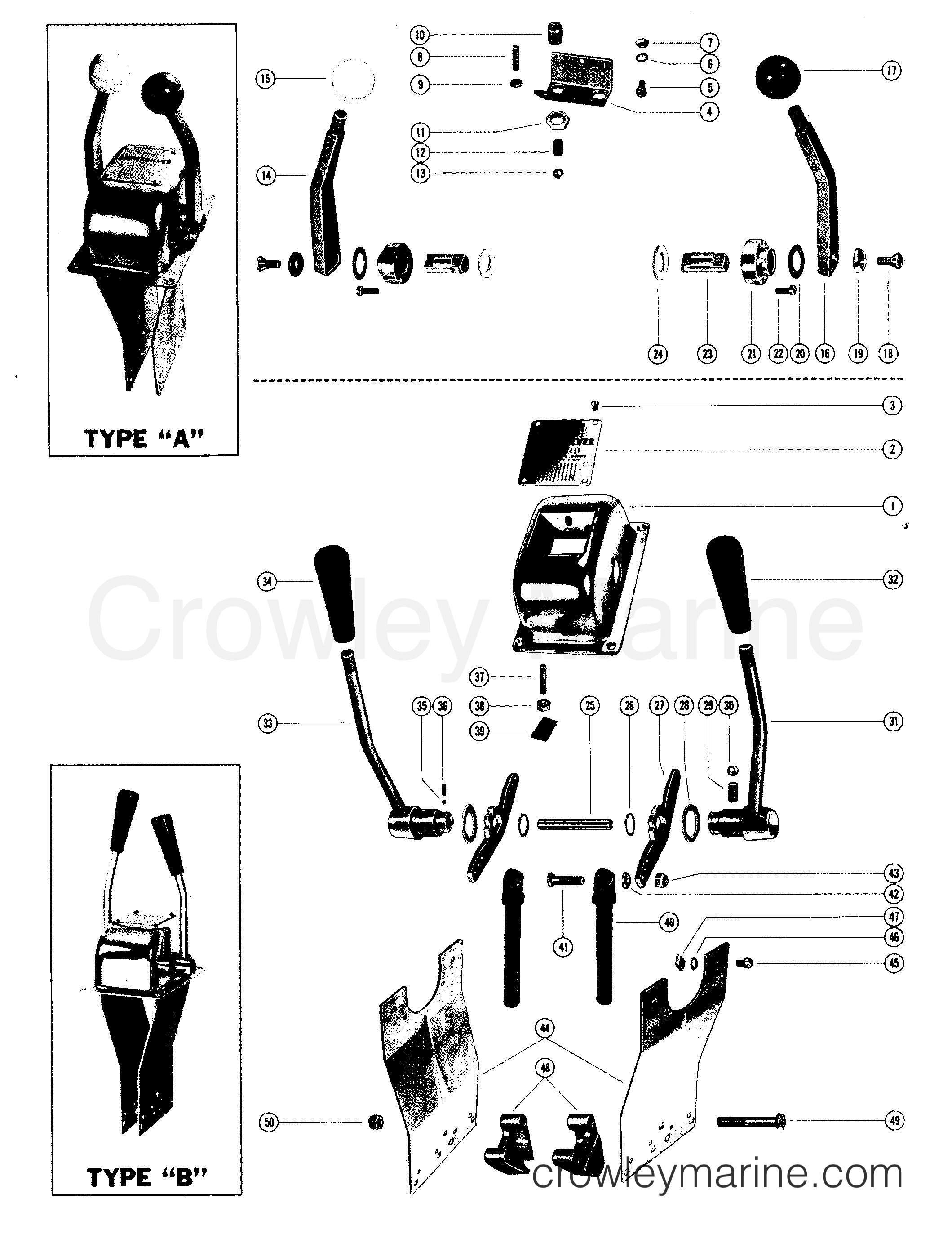 REMOTE CONTROL ASSEMBLY (TOP MOUNT)(32669A1) - Various Years Rigging ...
