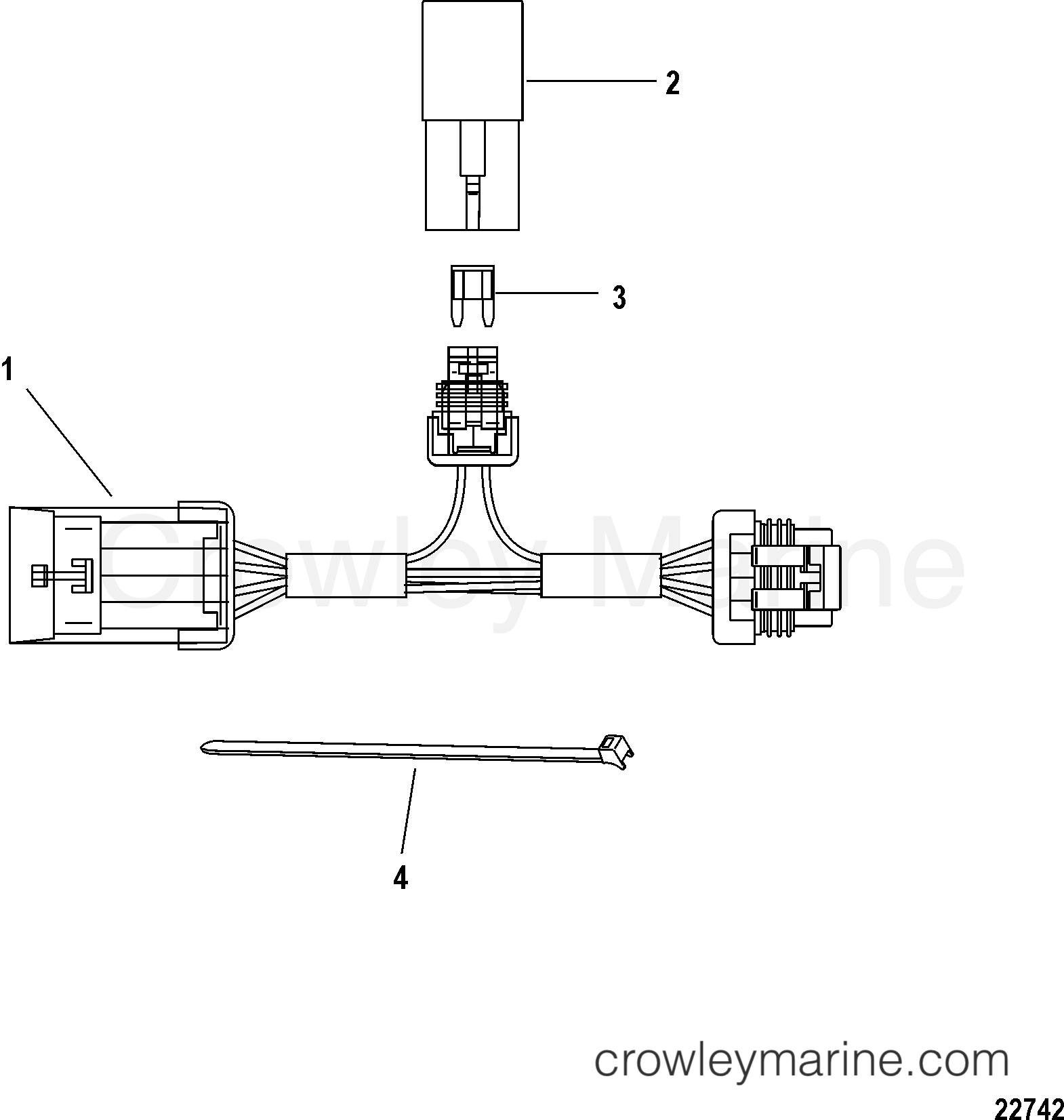 TRANSDUCER FUSE KIT(899661T01) - Various Years Rigging Parts Electrical