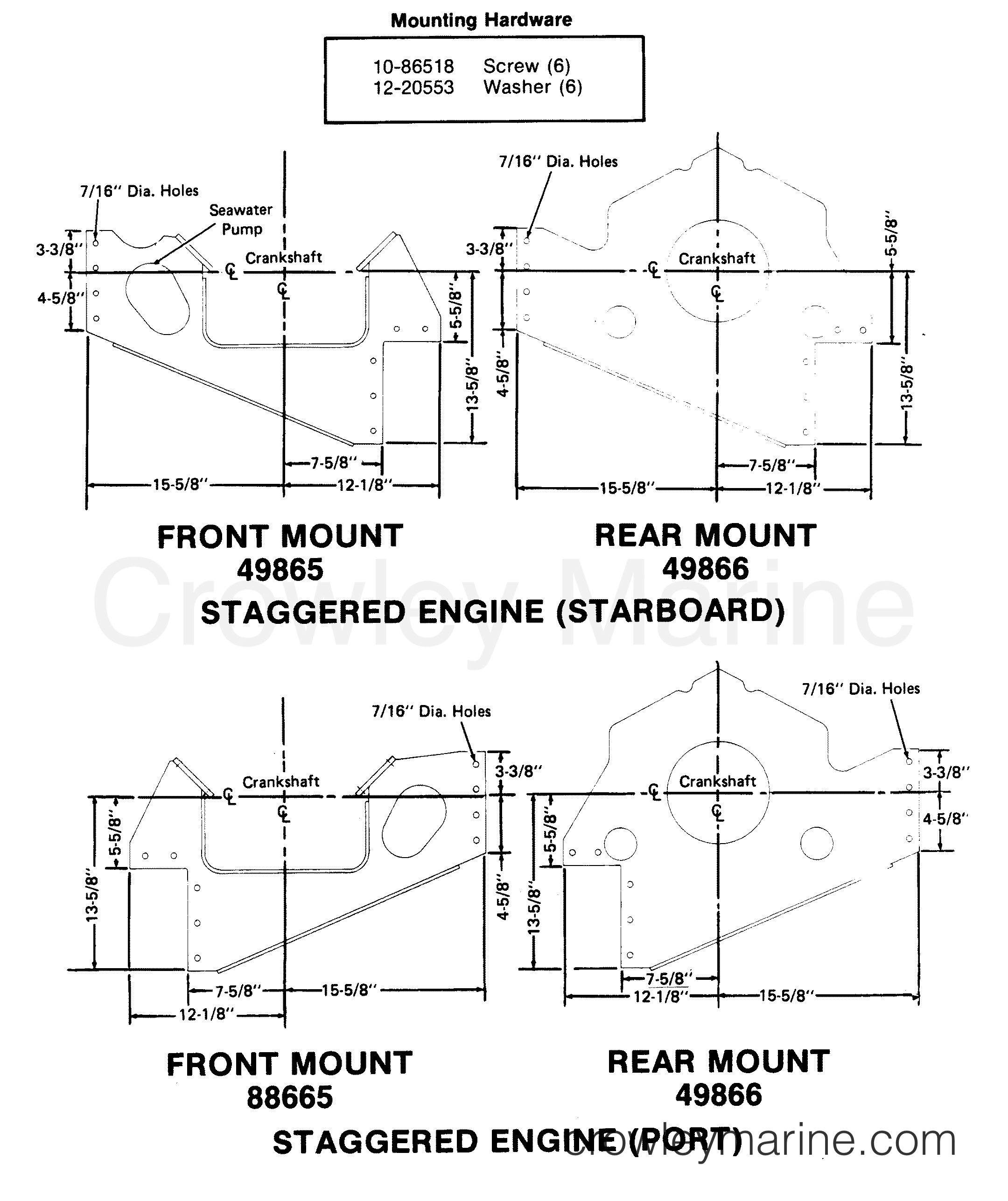 Mercruiser Rear Engine Mount Diagram - Diagram For You