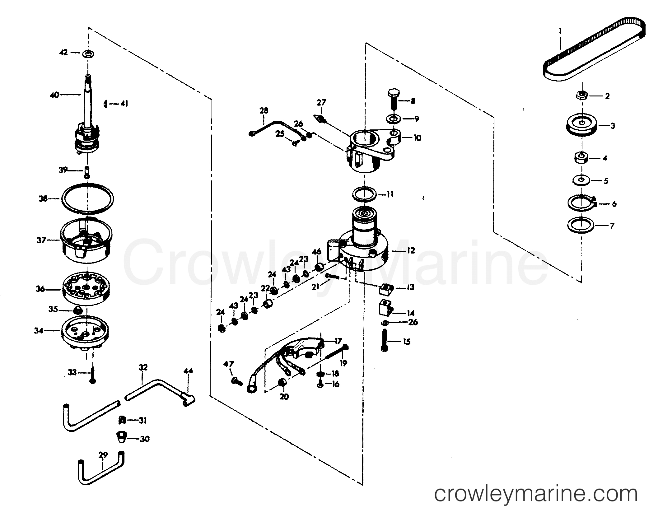 1980 Outboard 85 - 856BOH - DISTRIBUTOR