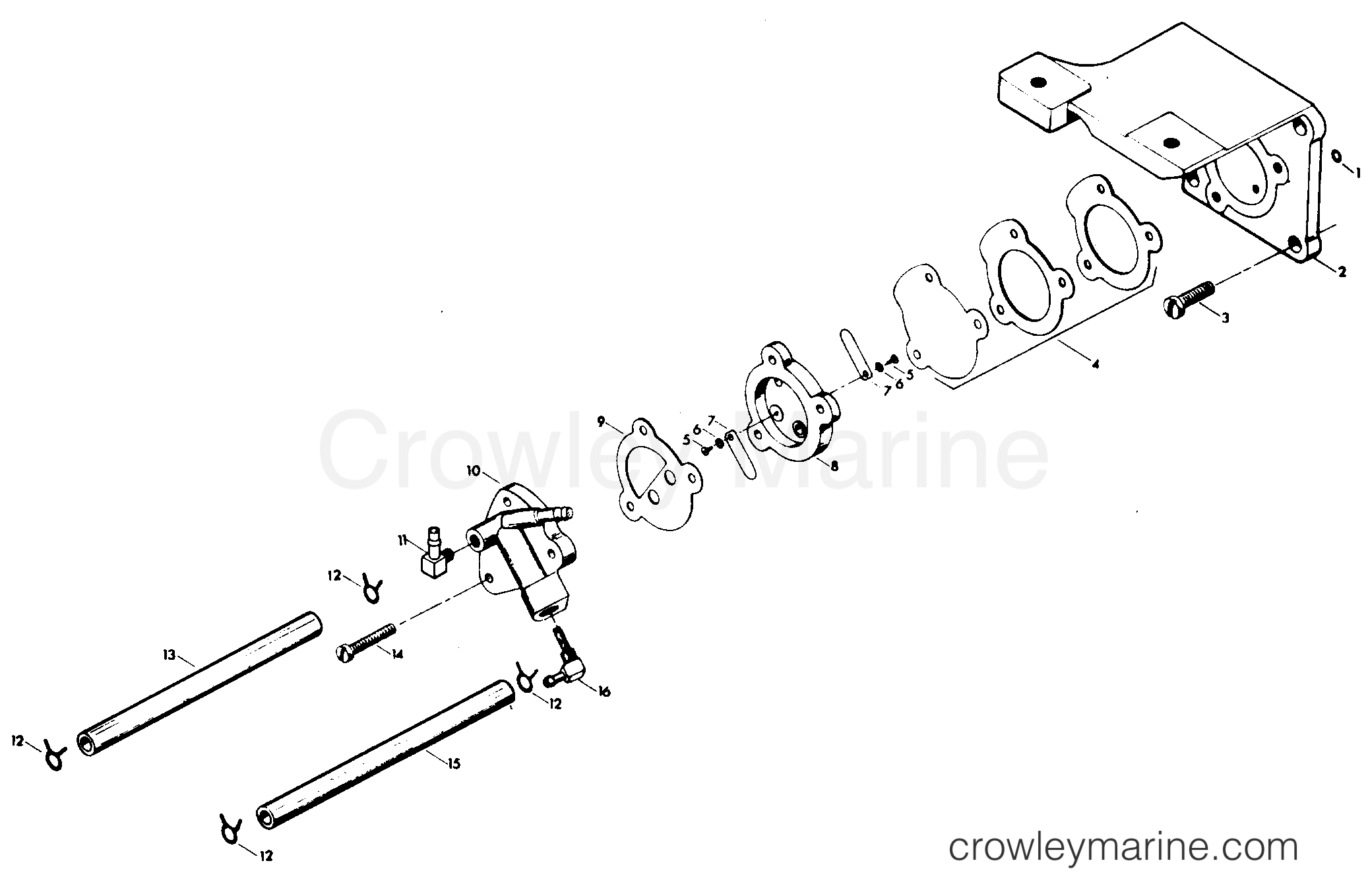 1978 Outboard 10 - 101B8A - FUEL PUMP