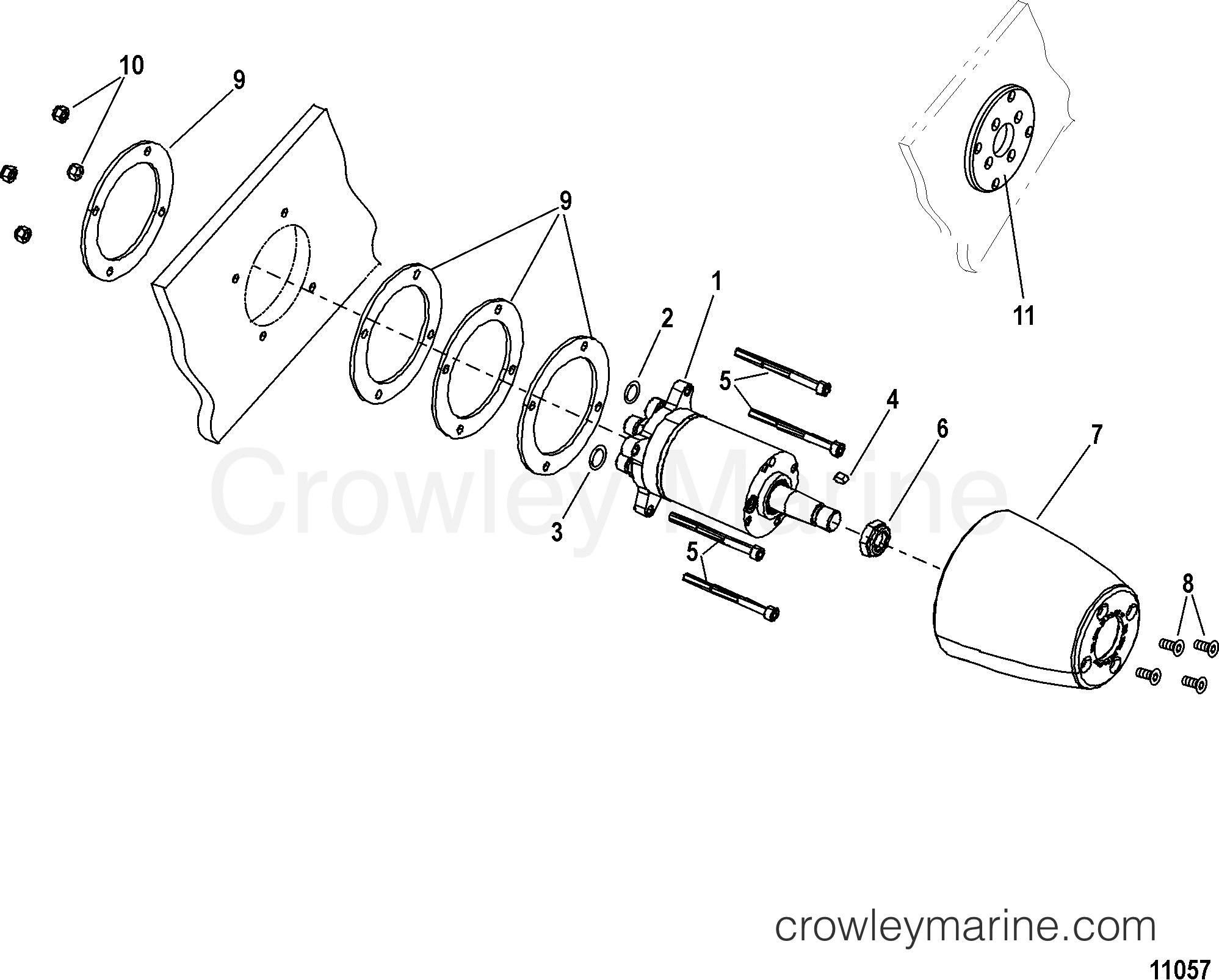 STEERING HELM KIT-STANDARD(892557A02, 892380A02, 892558A02) - 2006 
