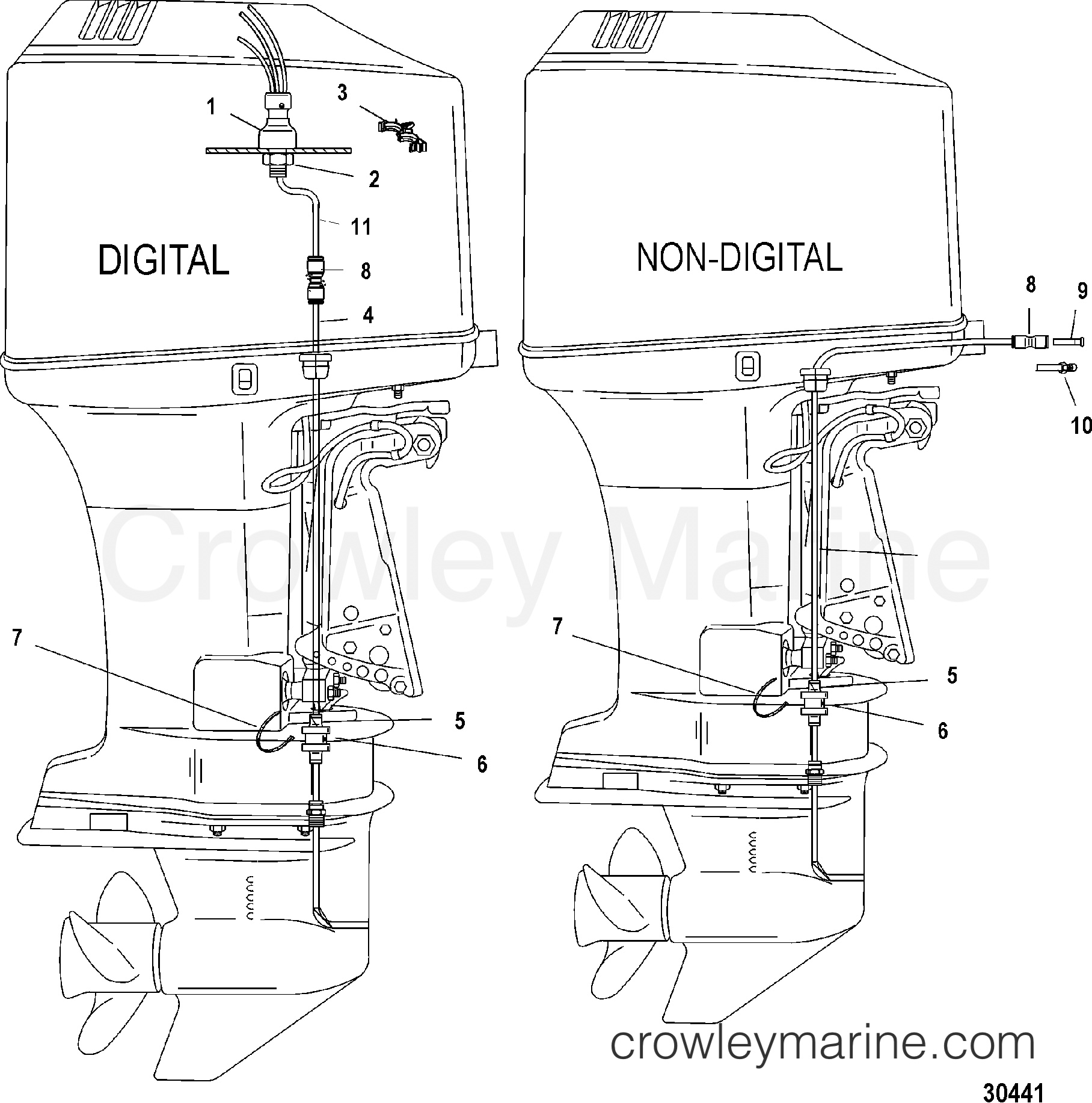 2003 Outboard 135DFI [L DIG] - 1135D73AD - SPEEDOMETER PICKUP SYSTEM