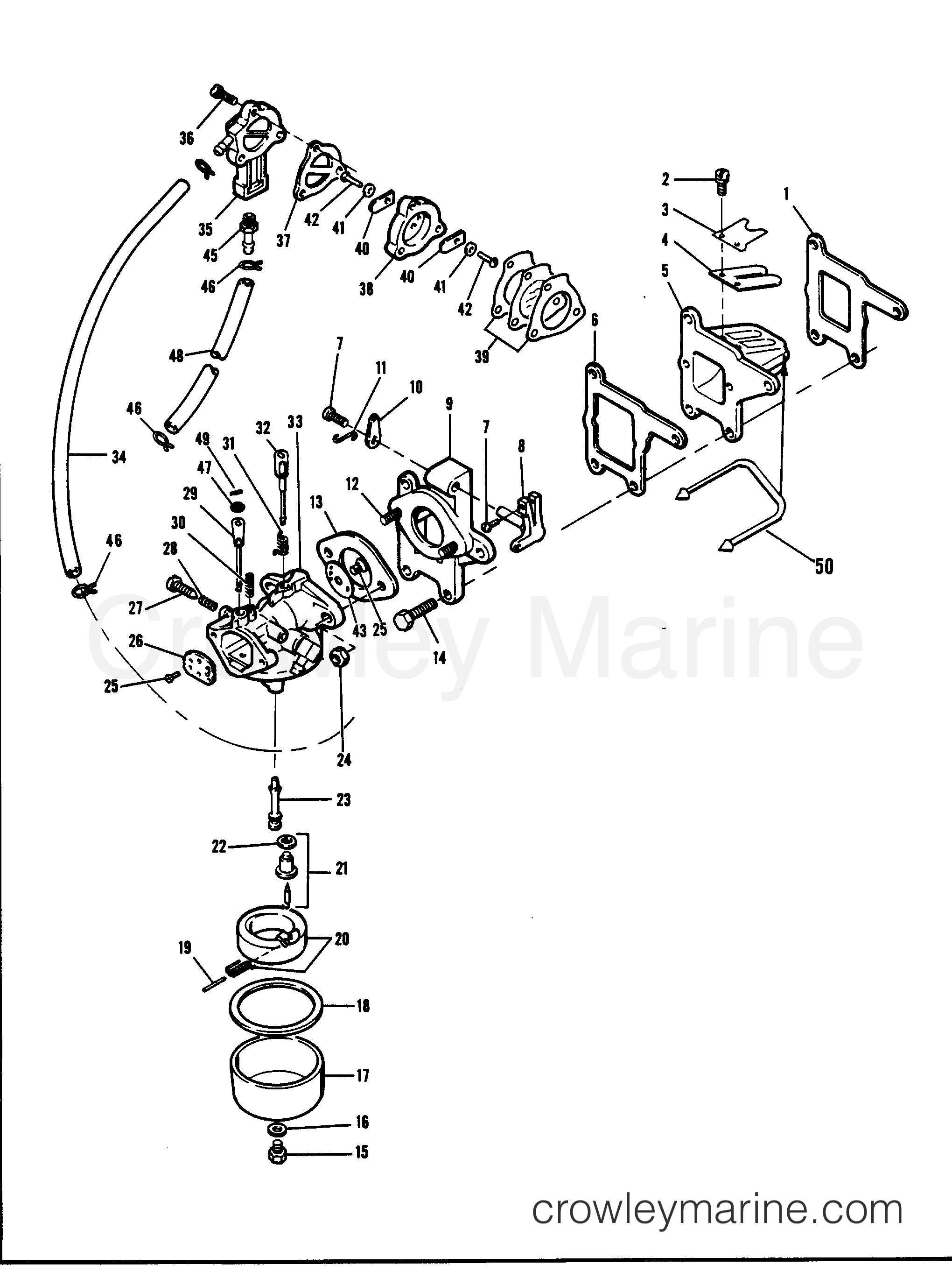 1978 Outboard 6 - 67B8A - FUEL SYSTEM