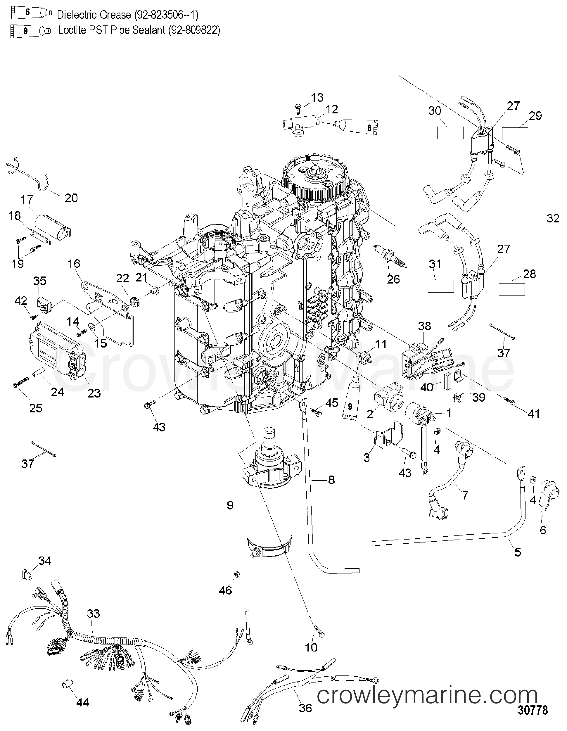 2001 Outboard 60 [ELPT 4] - 7F60412YB - ELECTRICAL COMPONENTS
