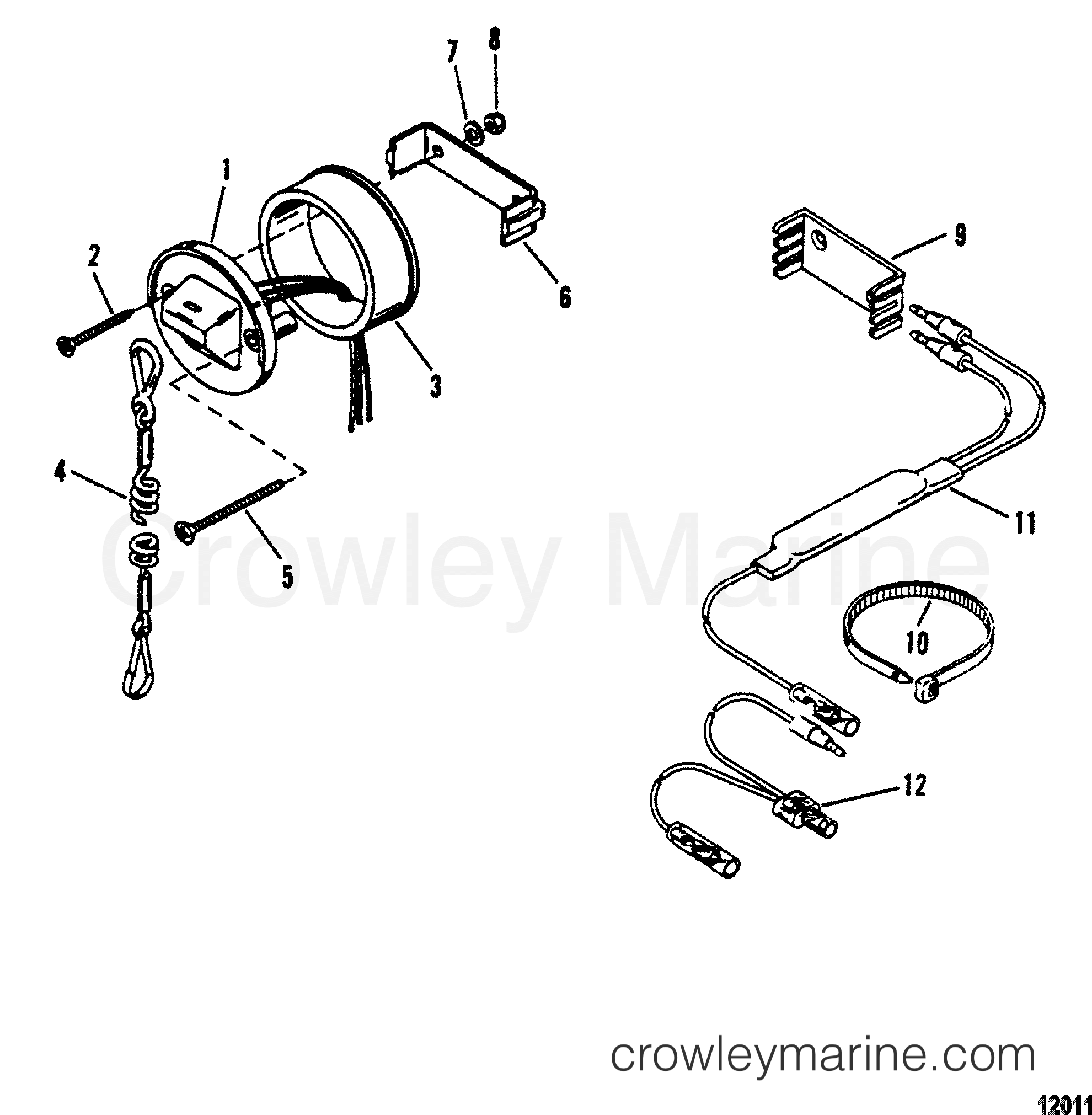 1994 Outboard 150 [EFI] - 7150418CD - INSTRUMENTATION