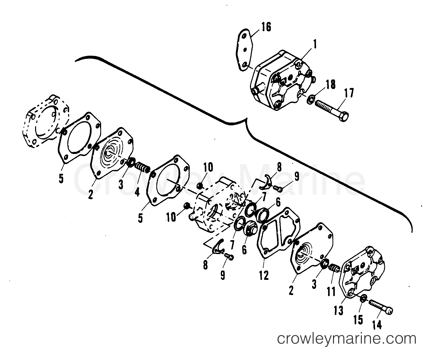 Serial Range Outboard 60 (2 CYL.) - 6F0-000101 AND UP [E] - FUEL PUMP